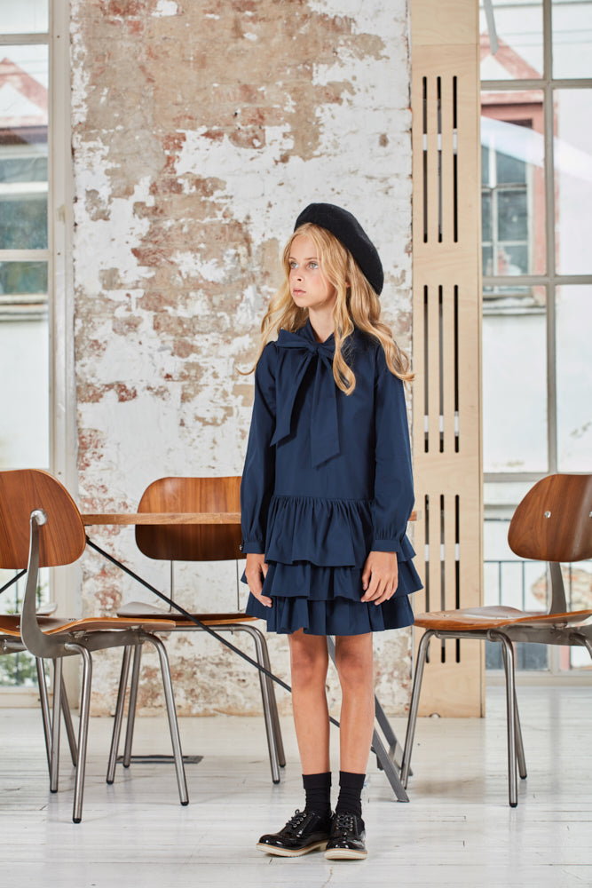 Cotton ruffled dress