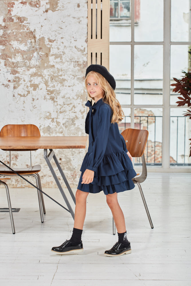 Cotton ruffled dress