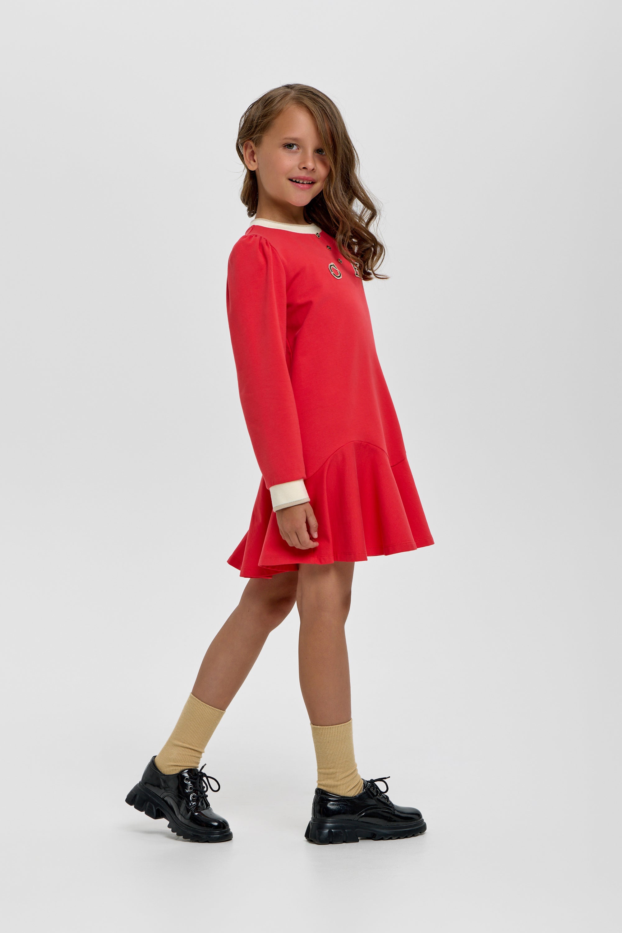 Jearsey red dress