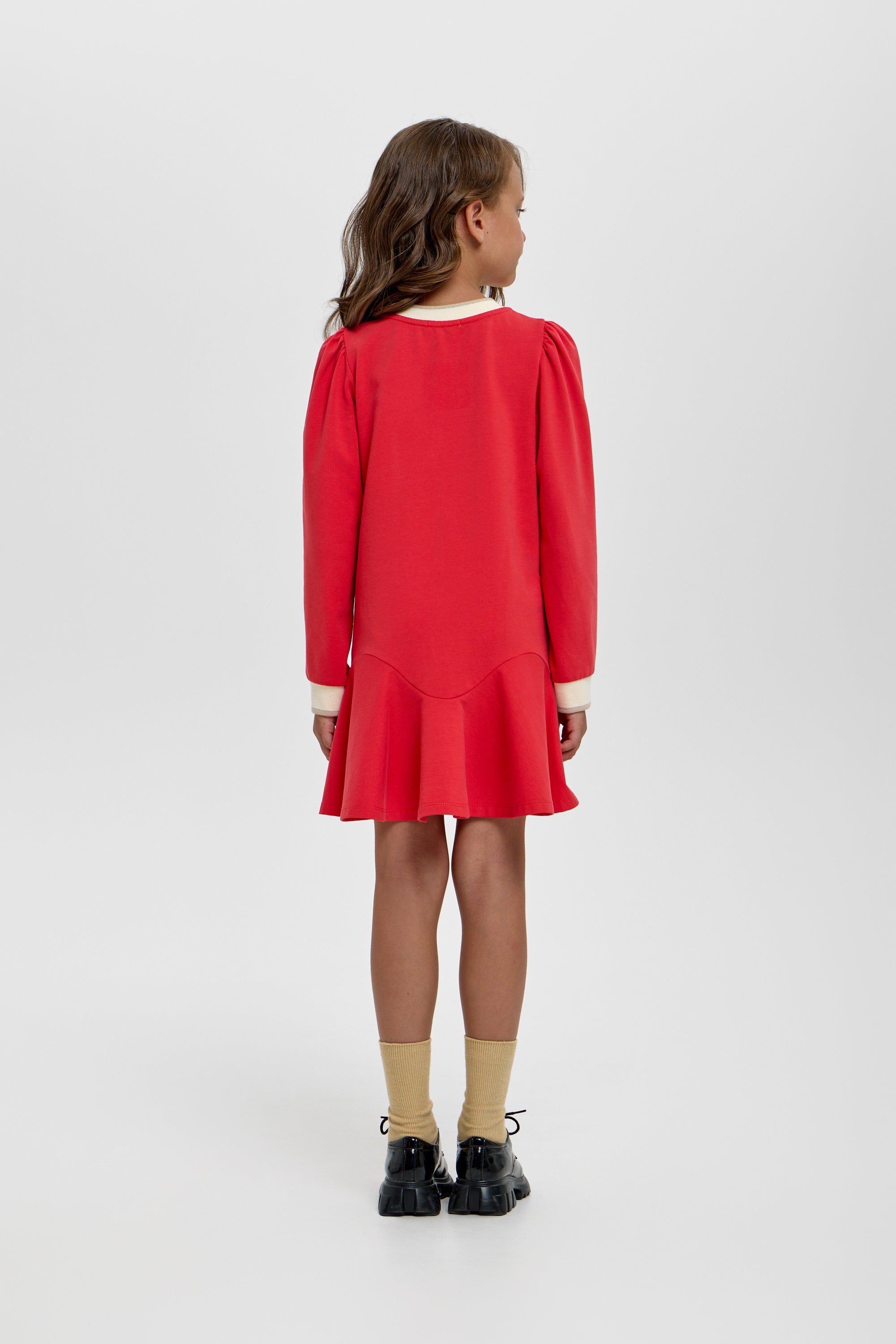 Jearsey red dress