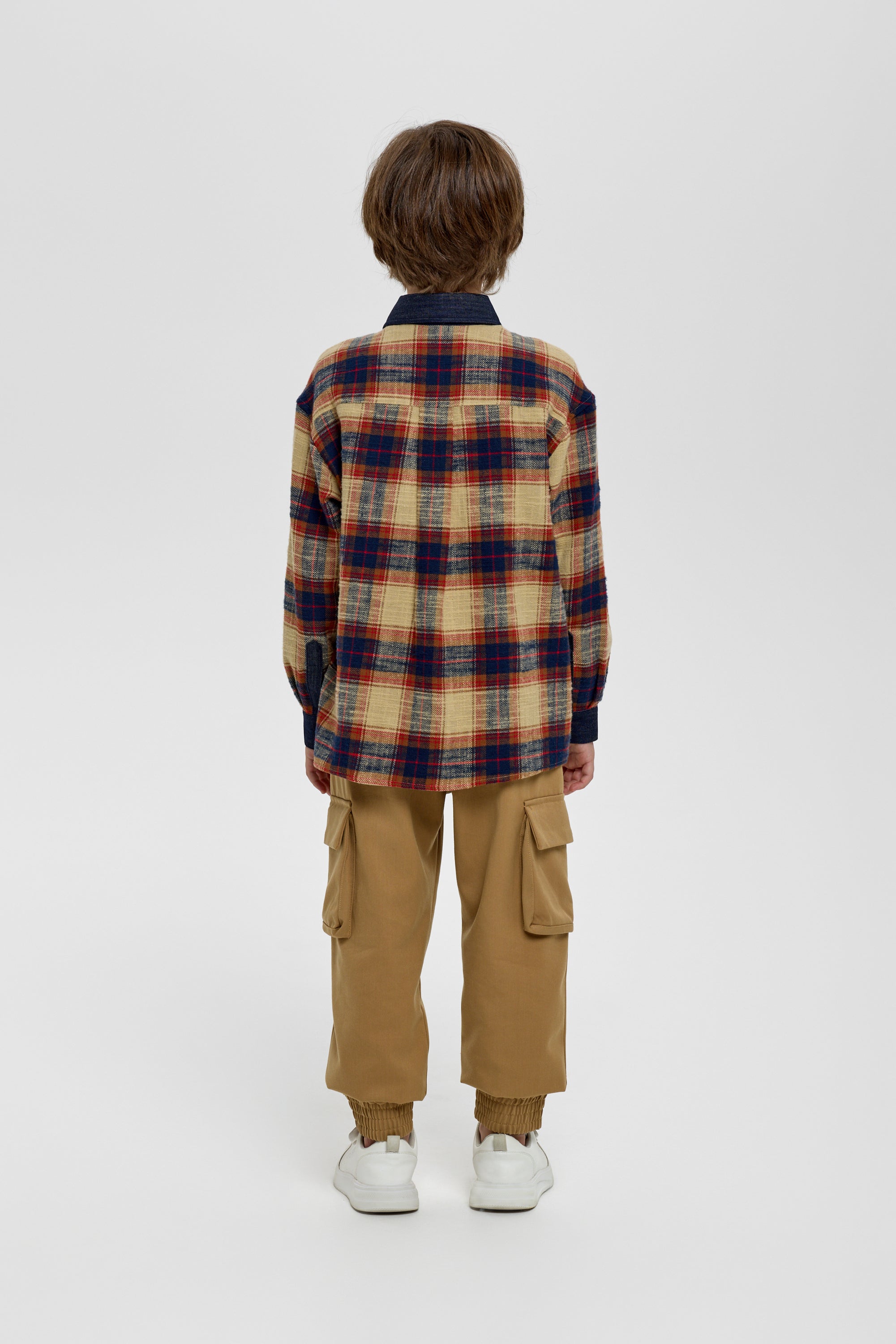 Casual Plaid Shirt for Boys