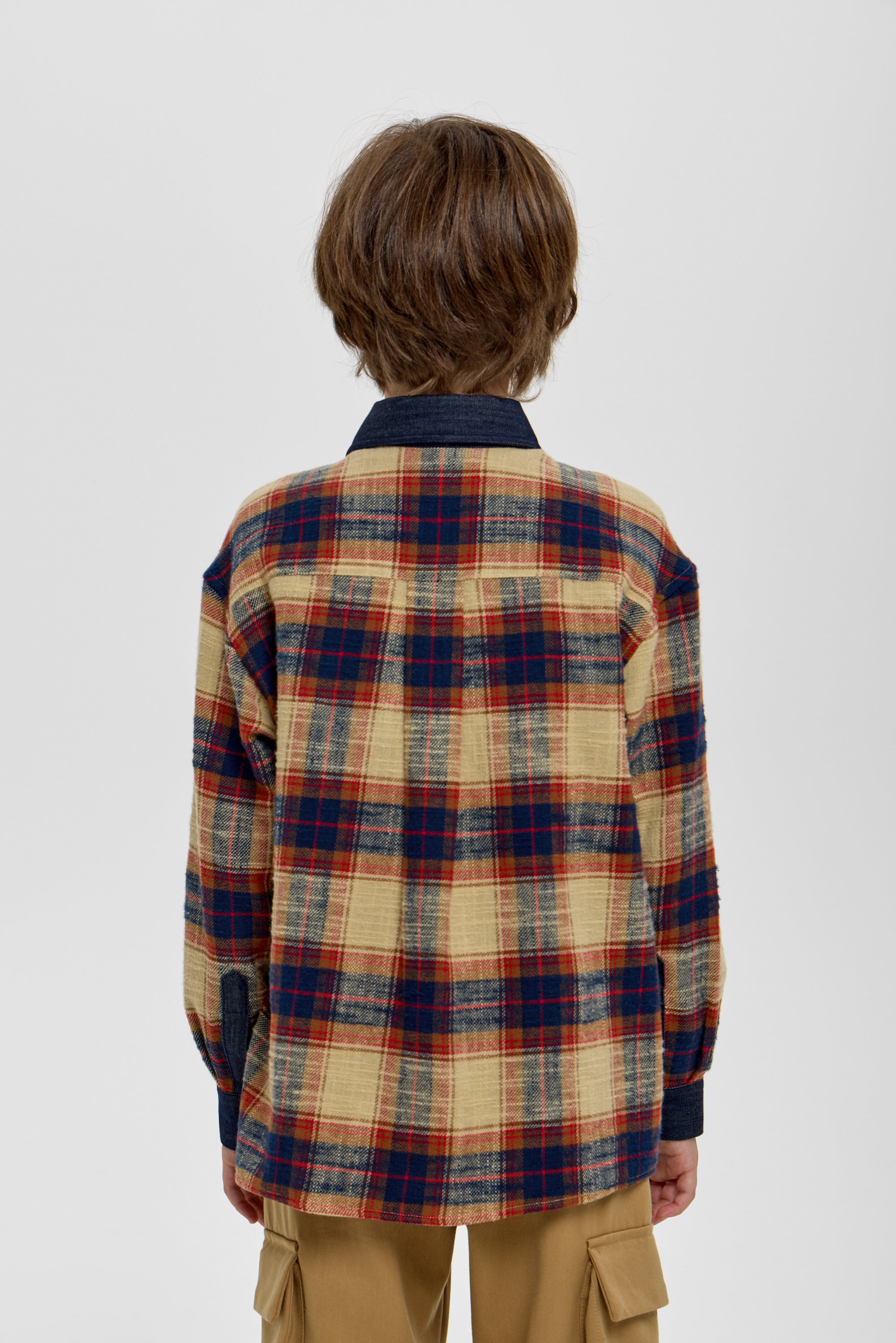 Casual Plaid Shirt for Boys
