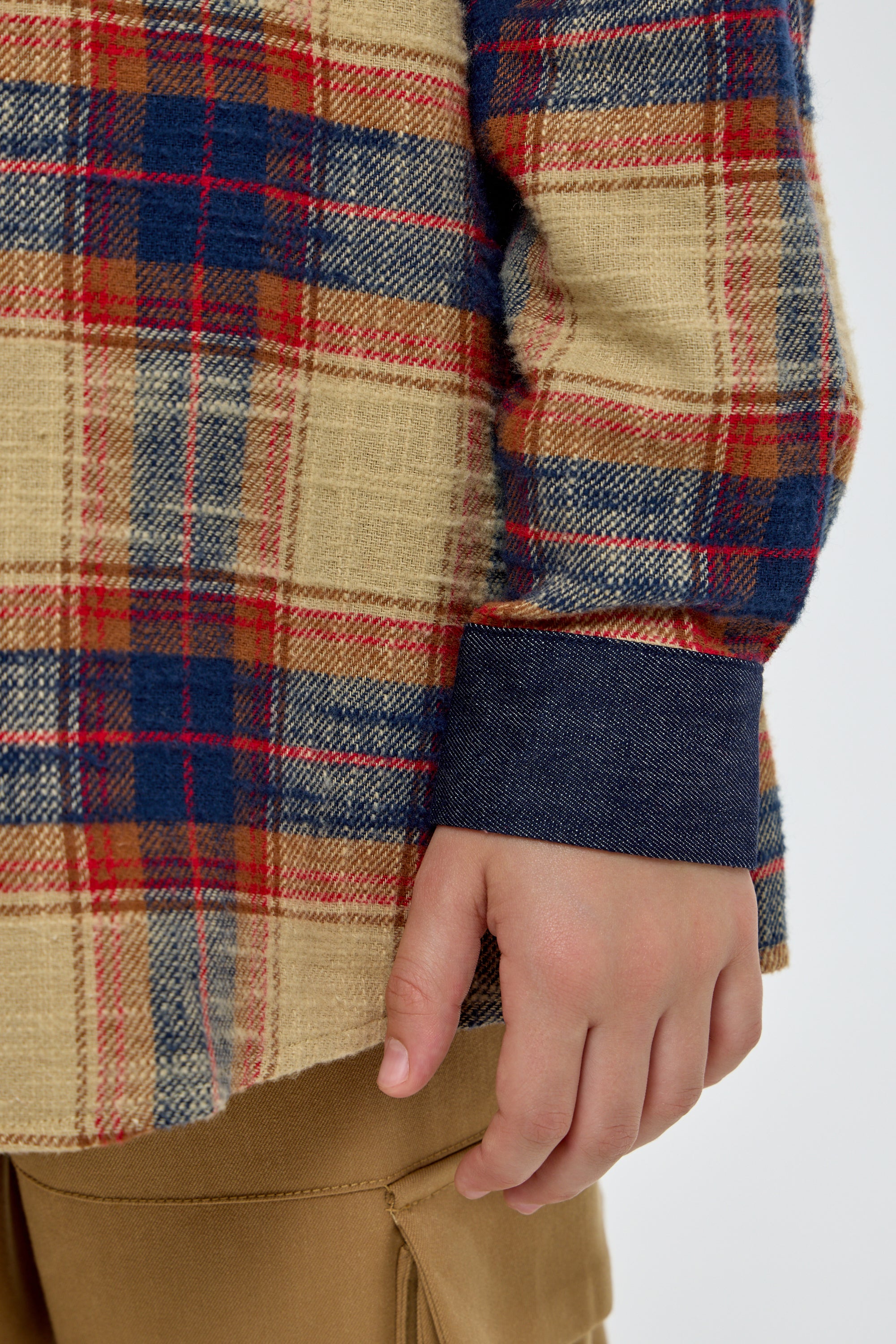 Casual Plaid Shirt for Boys