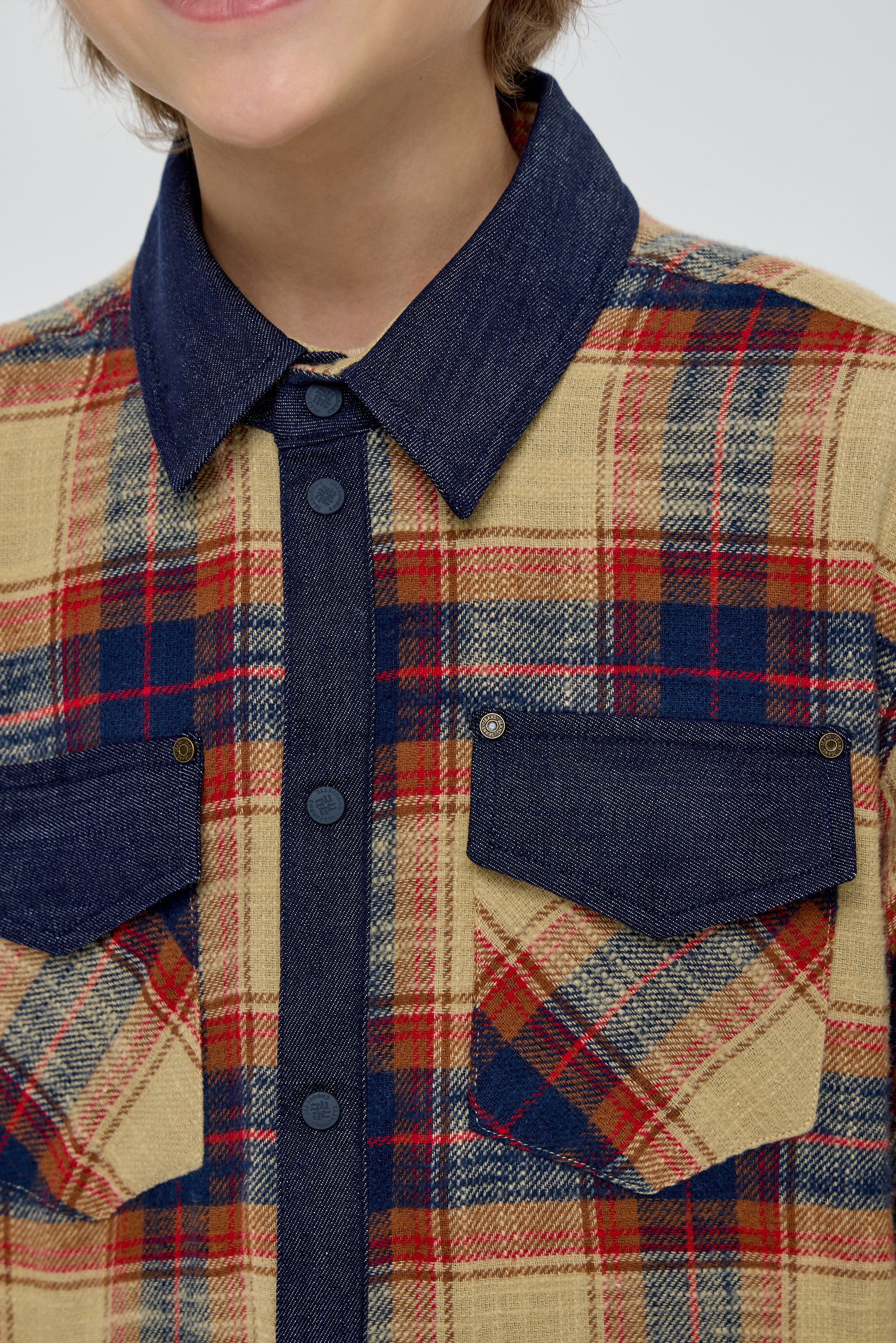 Casual Plaid Shirt for Boys