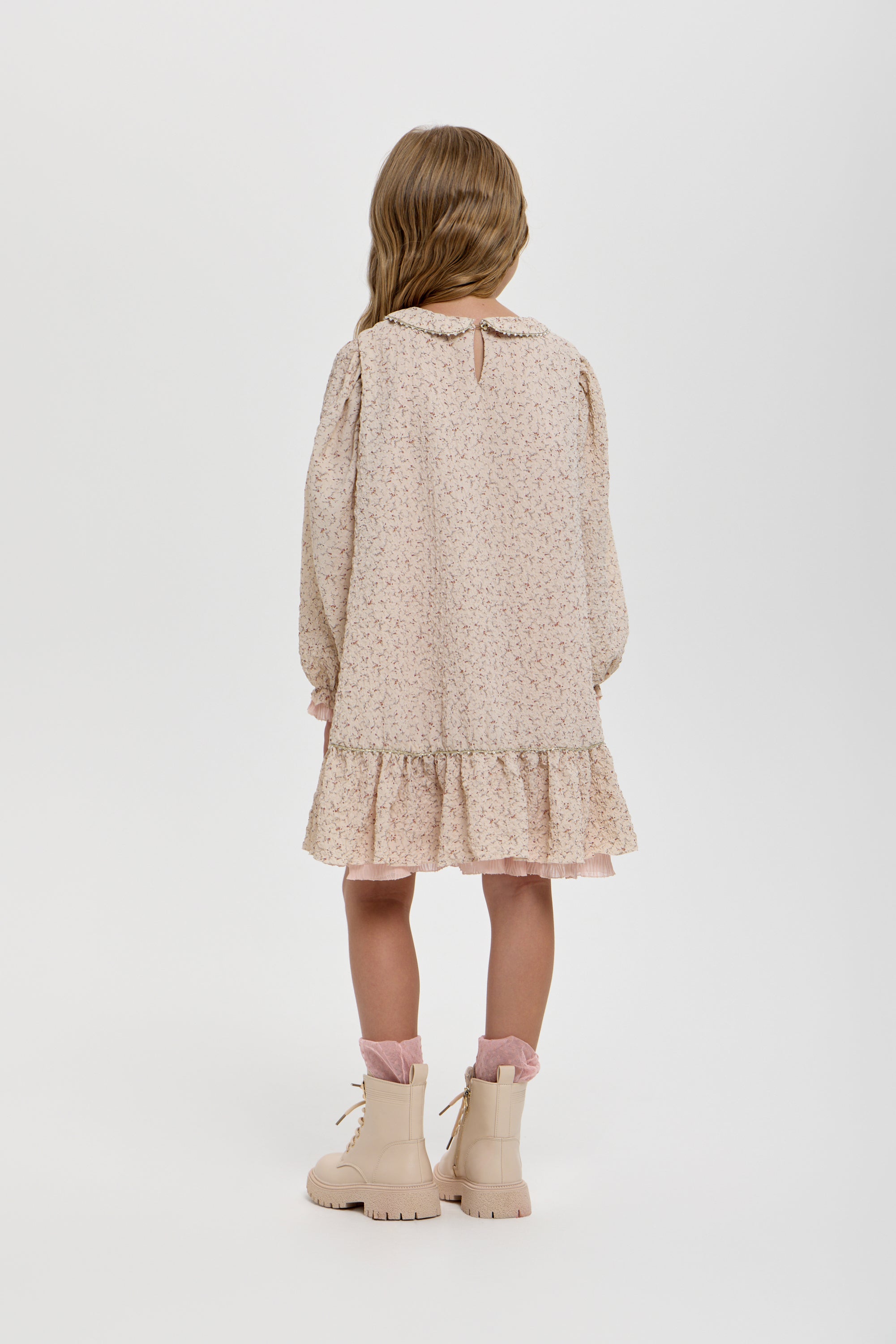 Boho dress with flowers