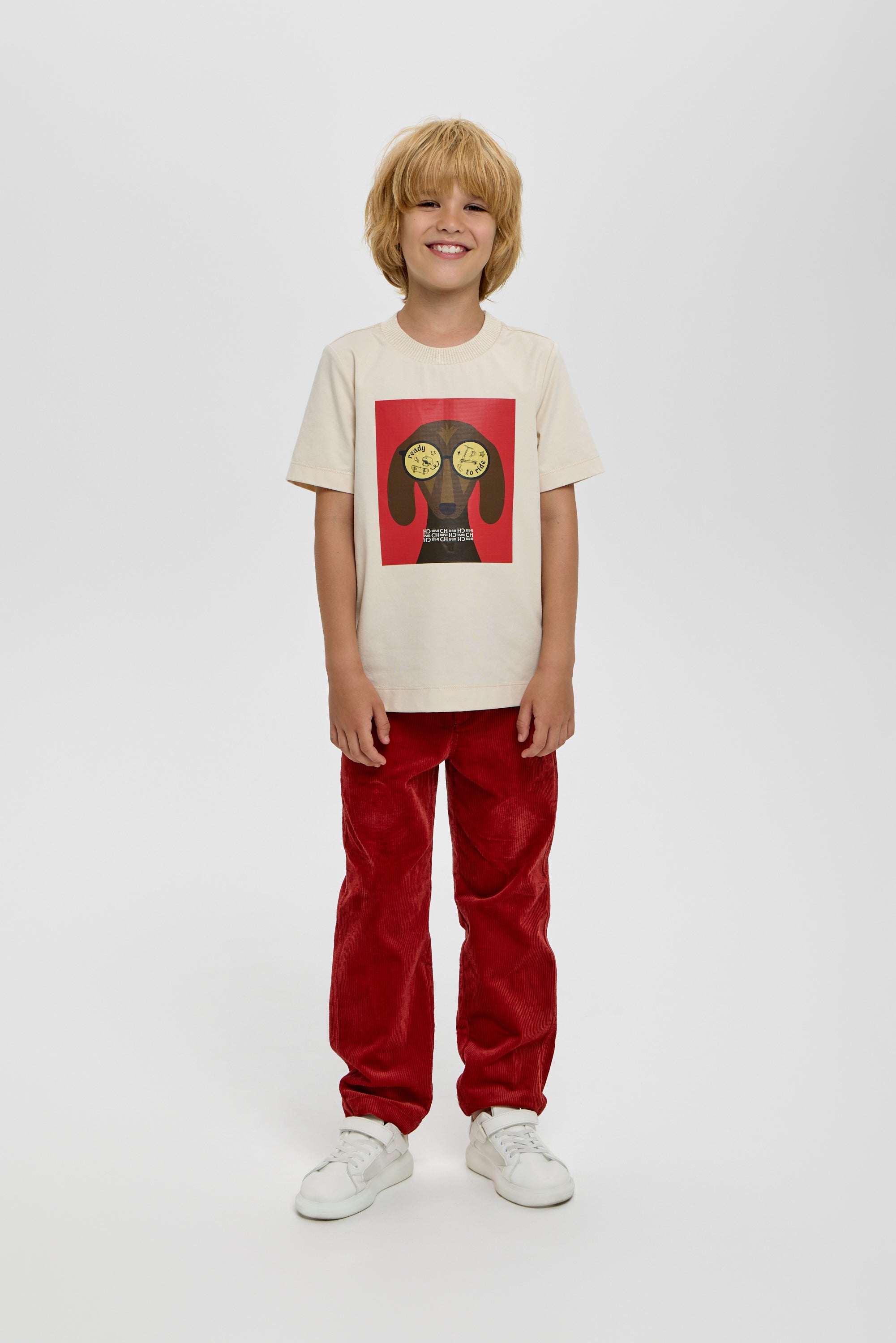 Boys’ T-shirt with the dog print