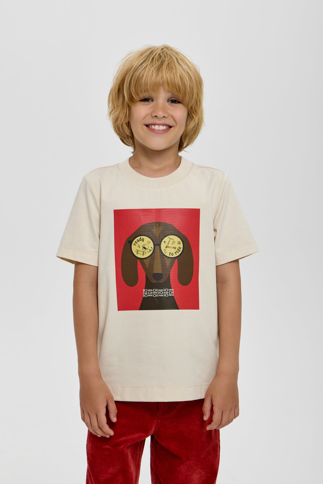 Boys’ T-shirt with the dog print