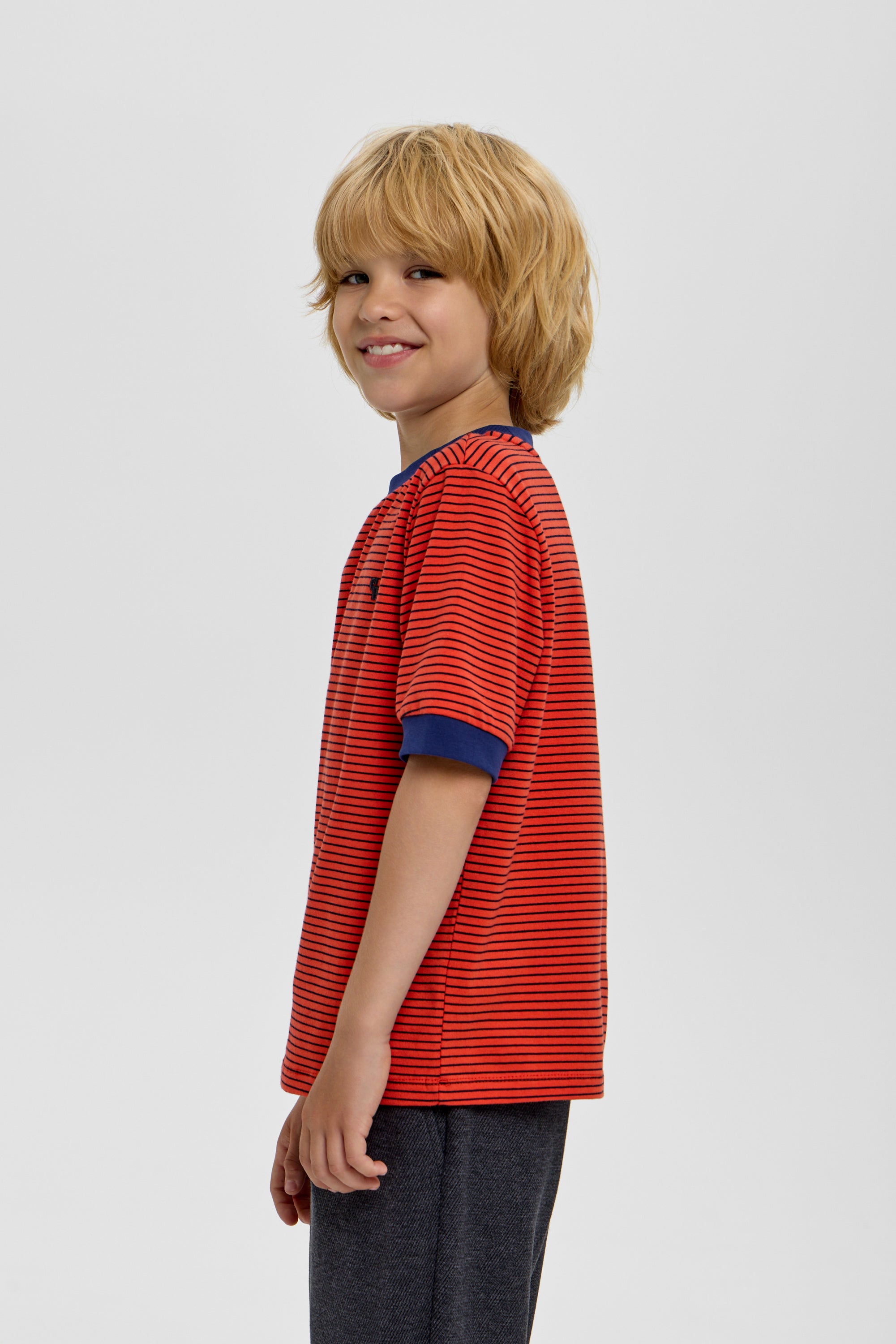 Orange boys’ T-shirt