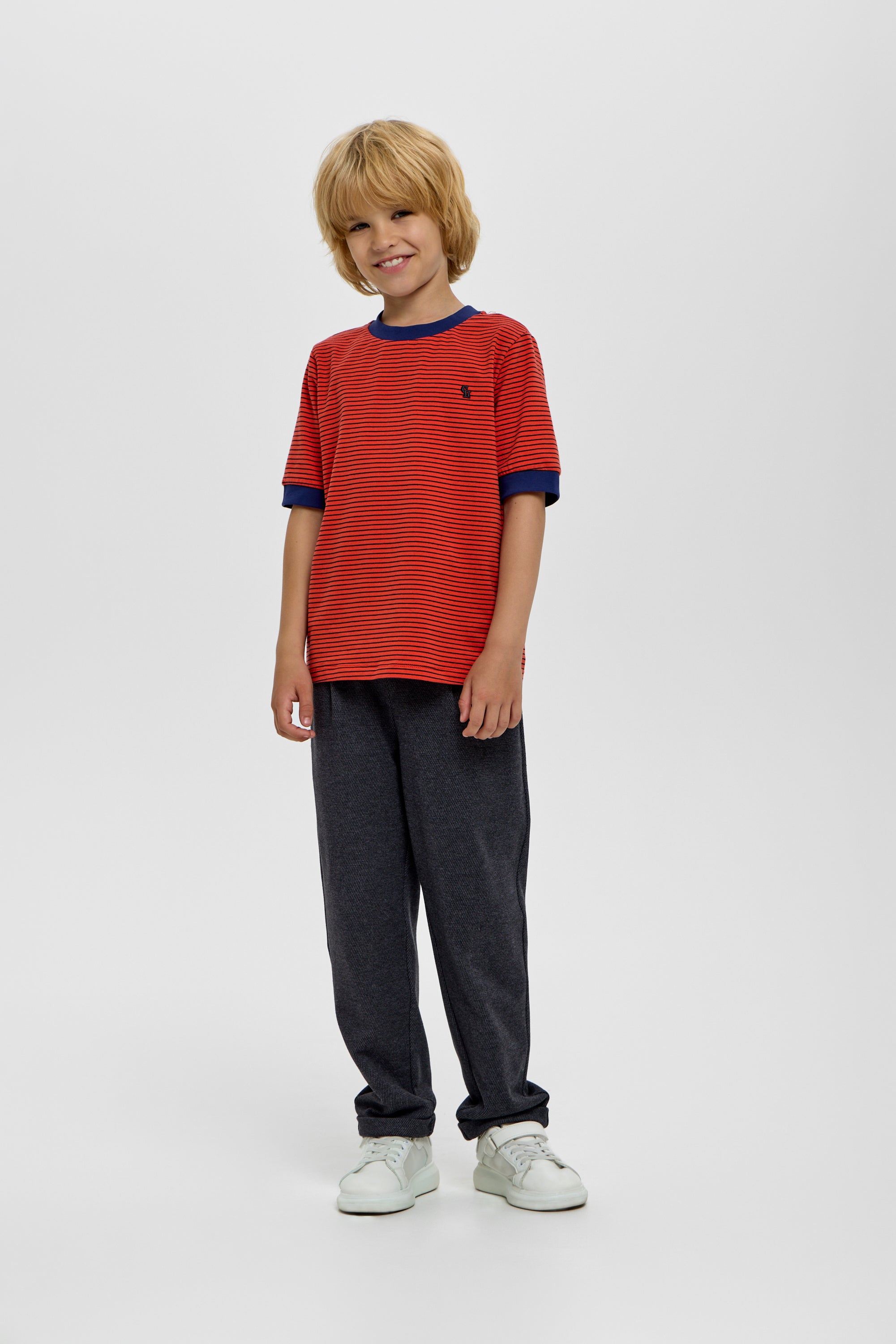Orange boys’ T-shirt