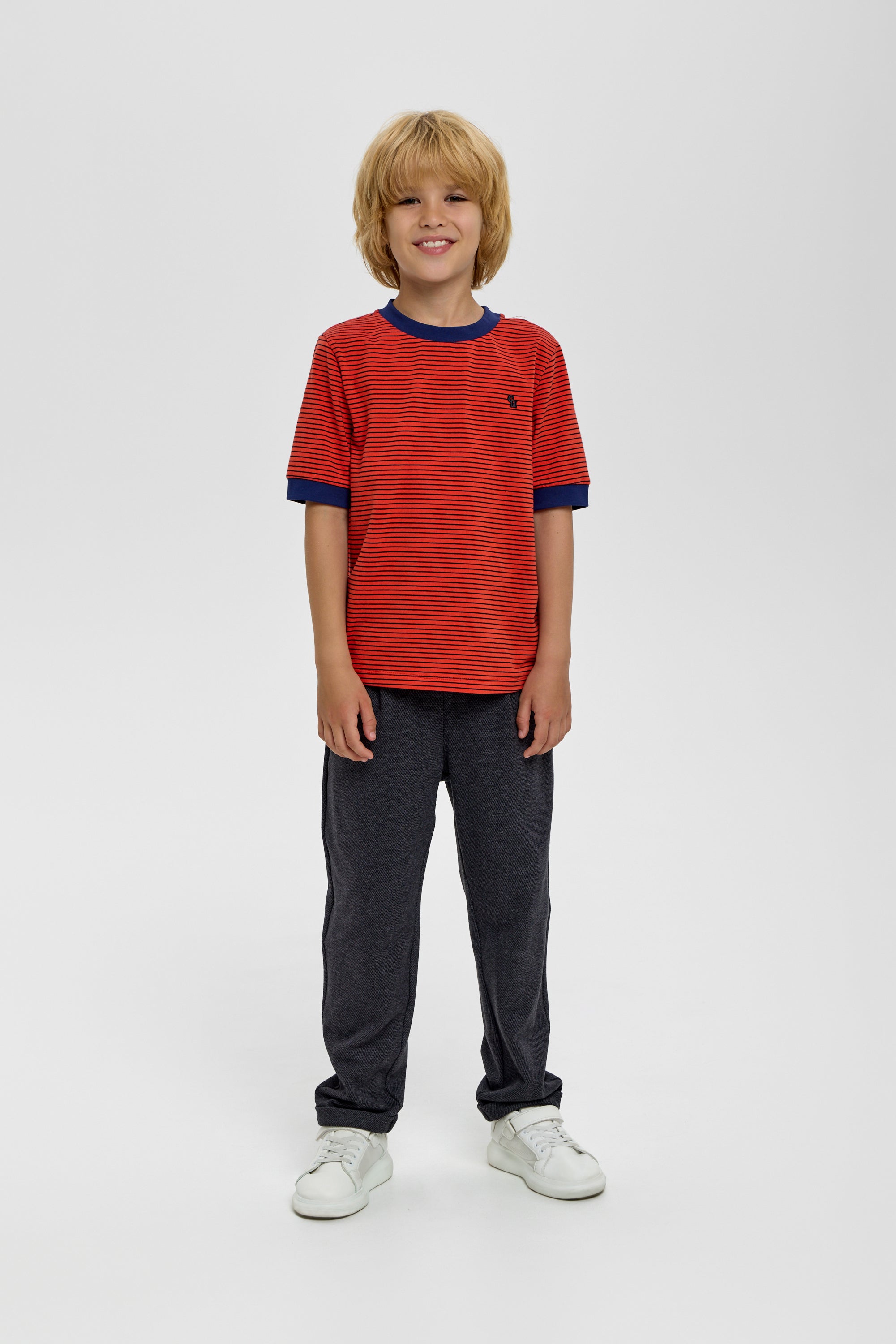 Orange boys’ T-shirt