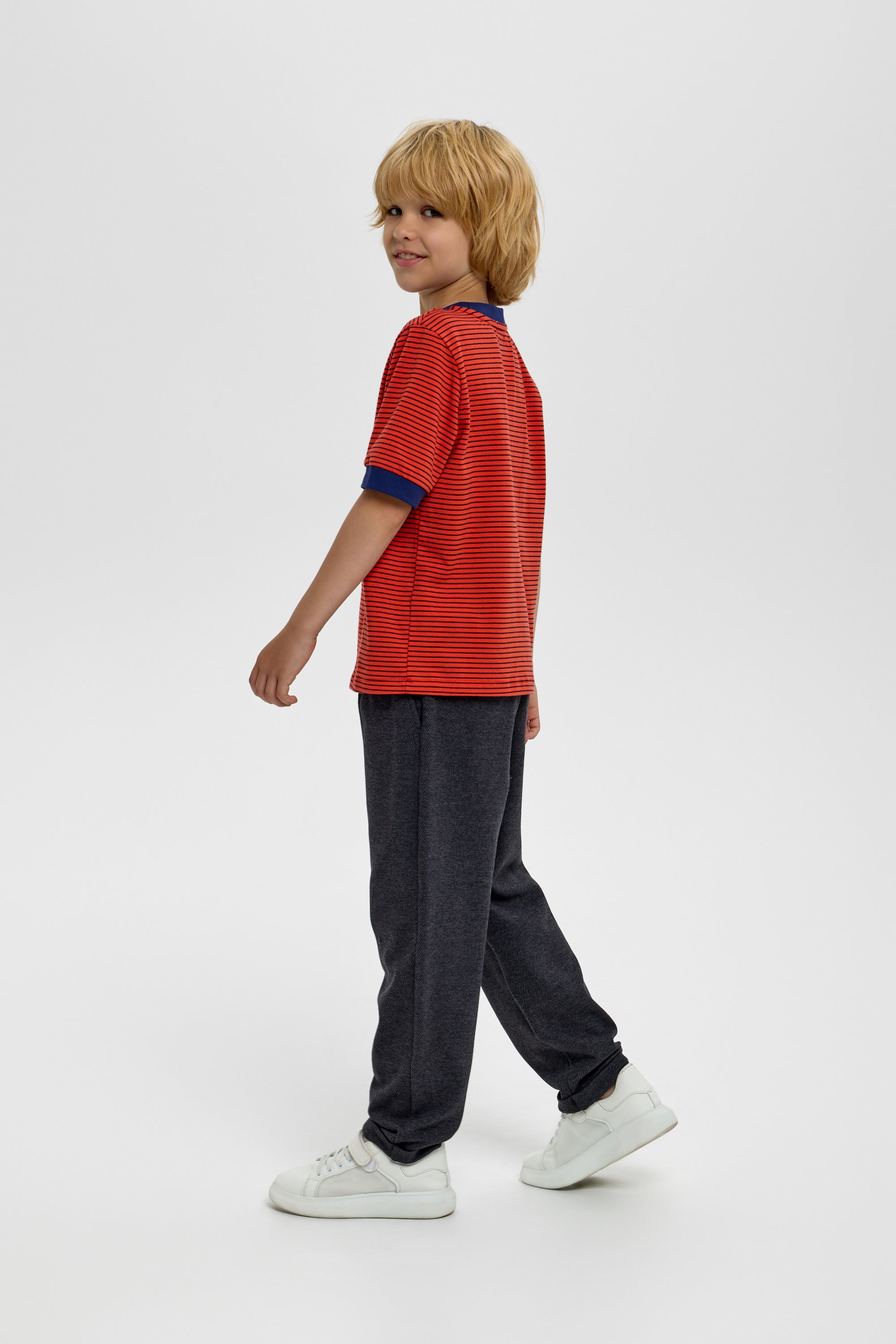 Orange boys’ T-shirt