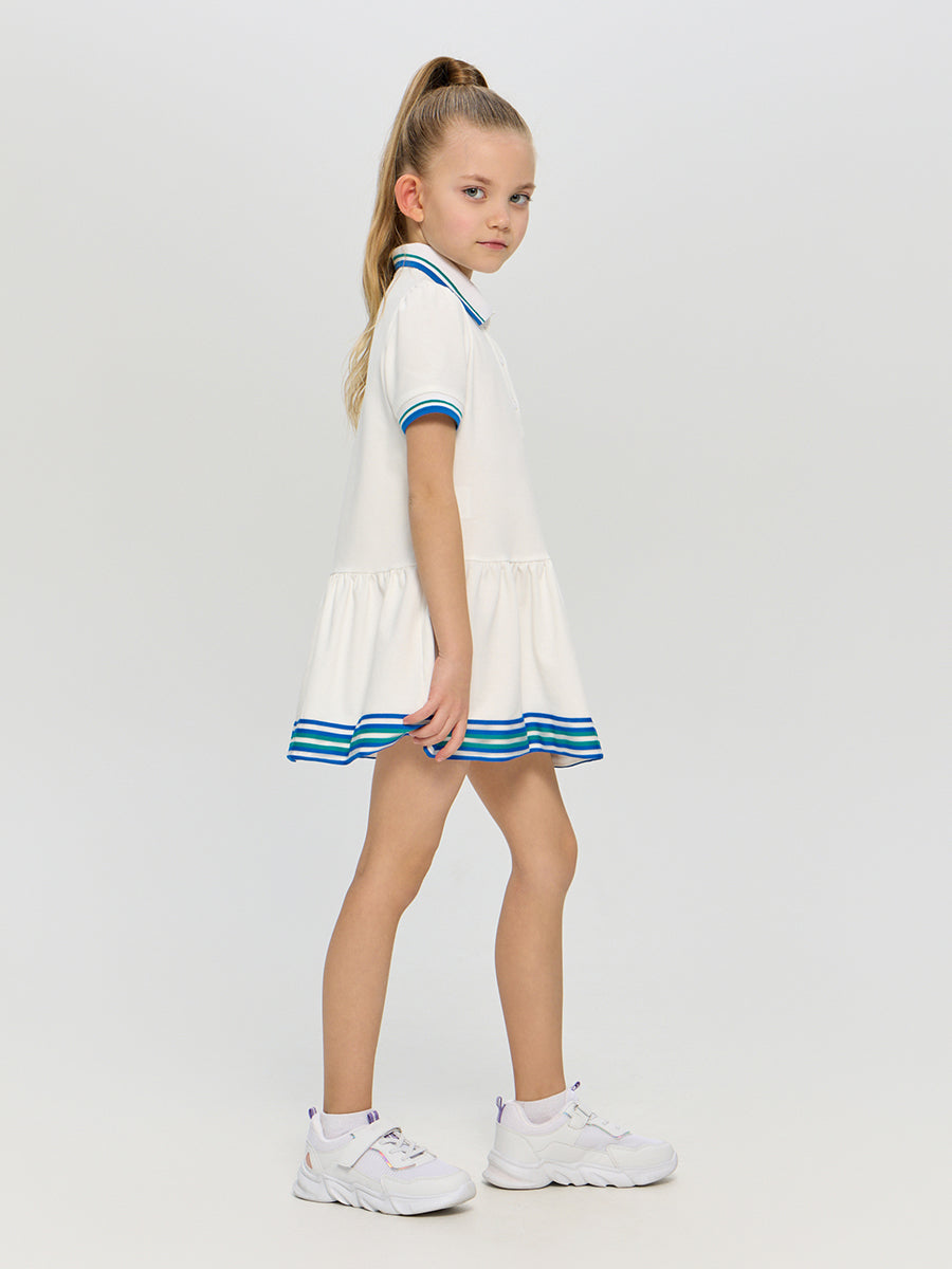 White polo dress