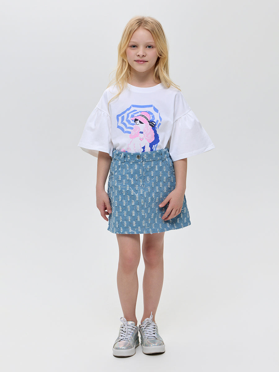 T-shirt with a dog