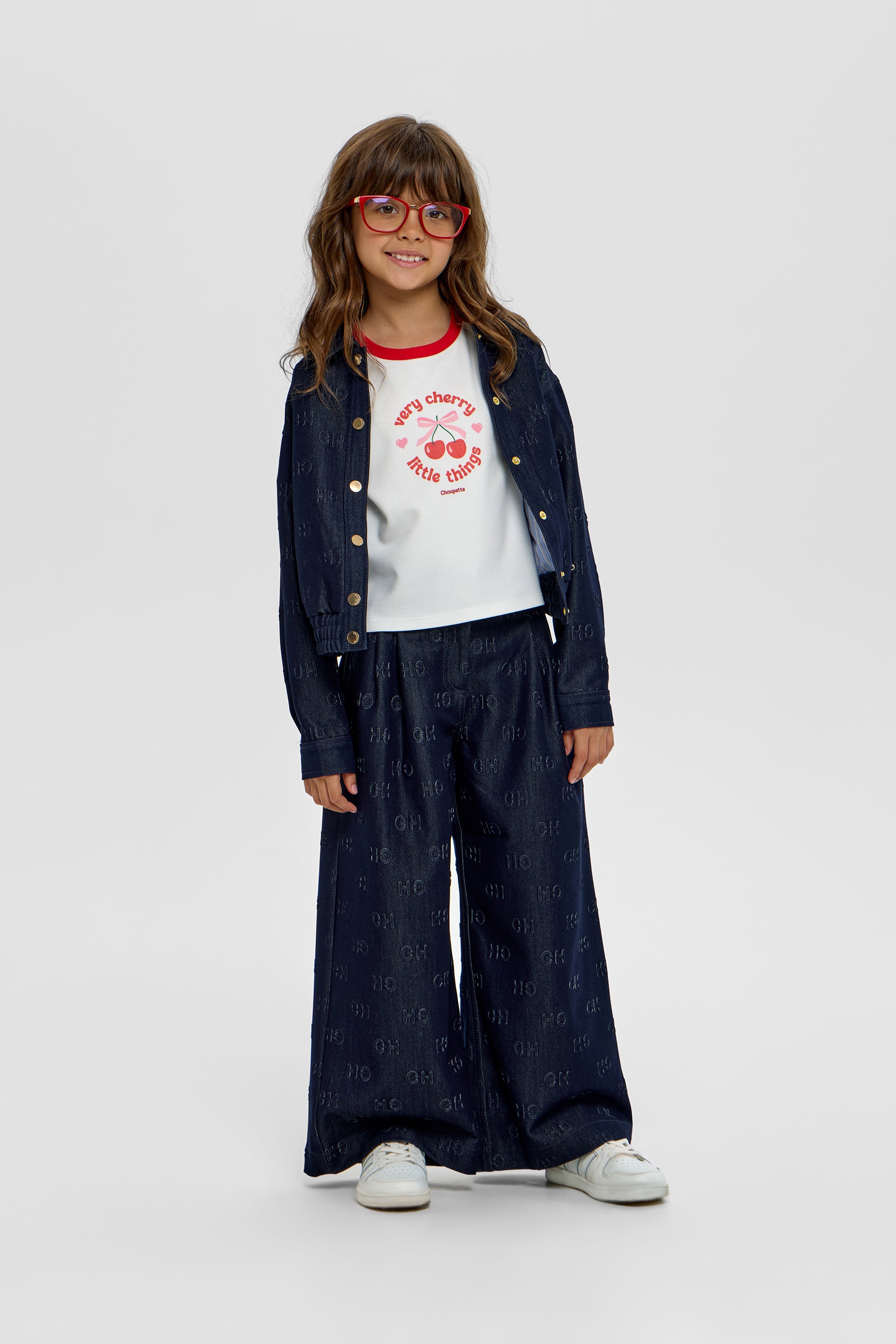 Wide Jeans with letters