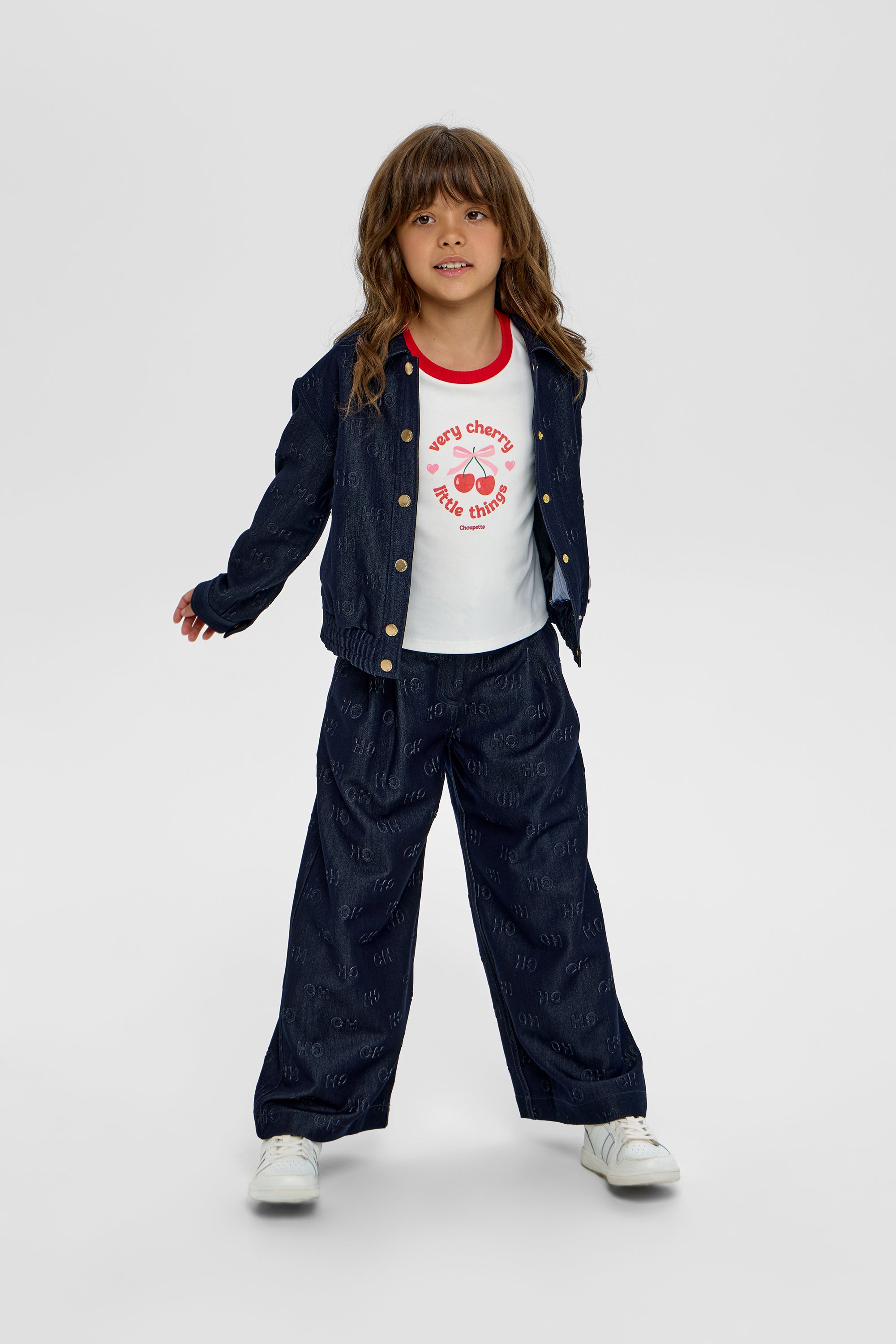 Wide Jeans with letters