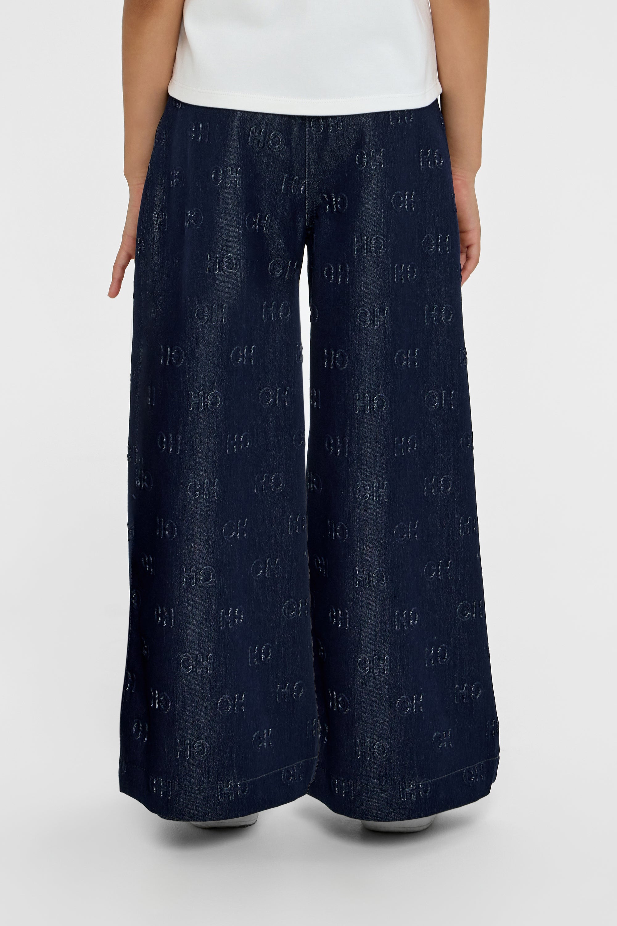 Wide Jeans with letters