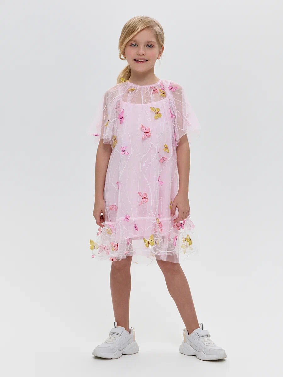 Dress with butterflies