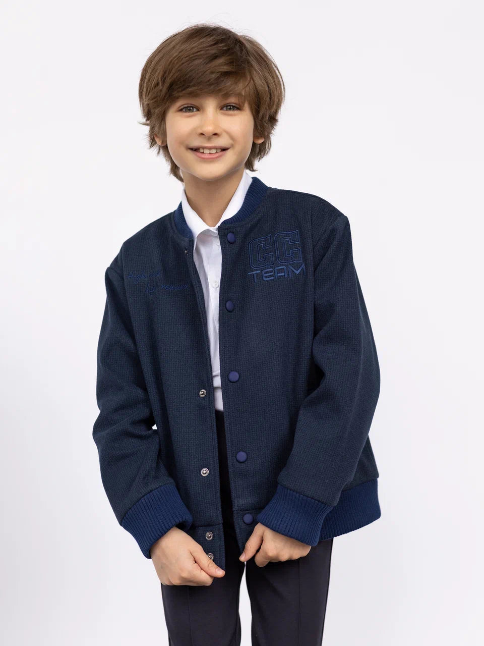 Boys’ winter bomber with embroidery