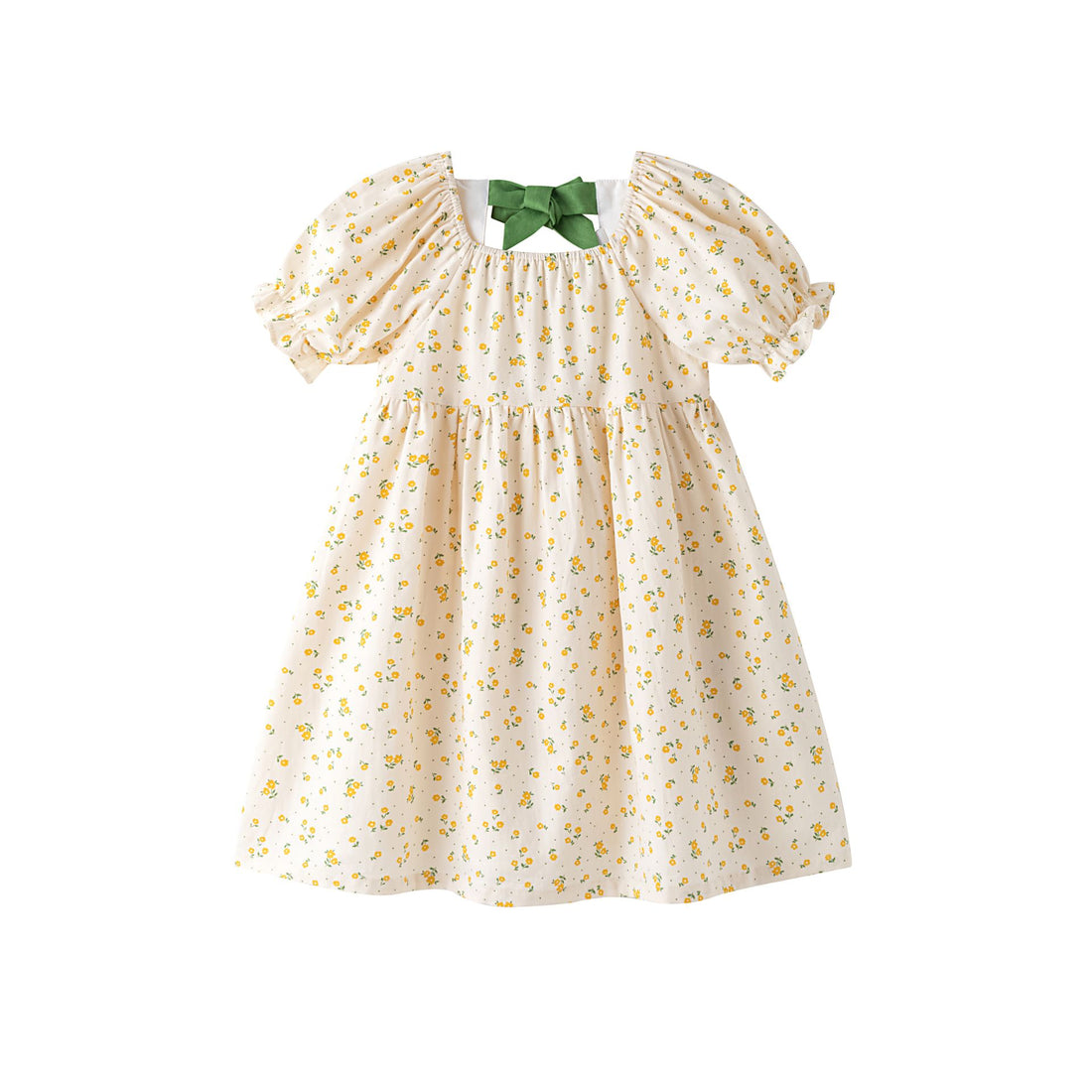 Cotton dress with flowers