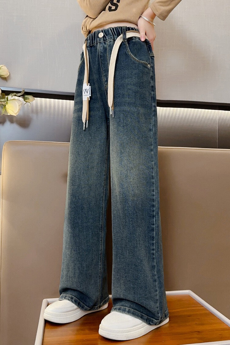 Wide leg jeans