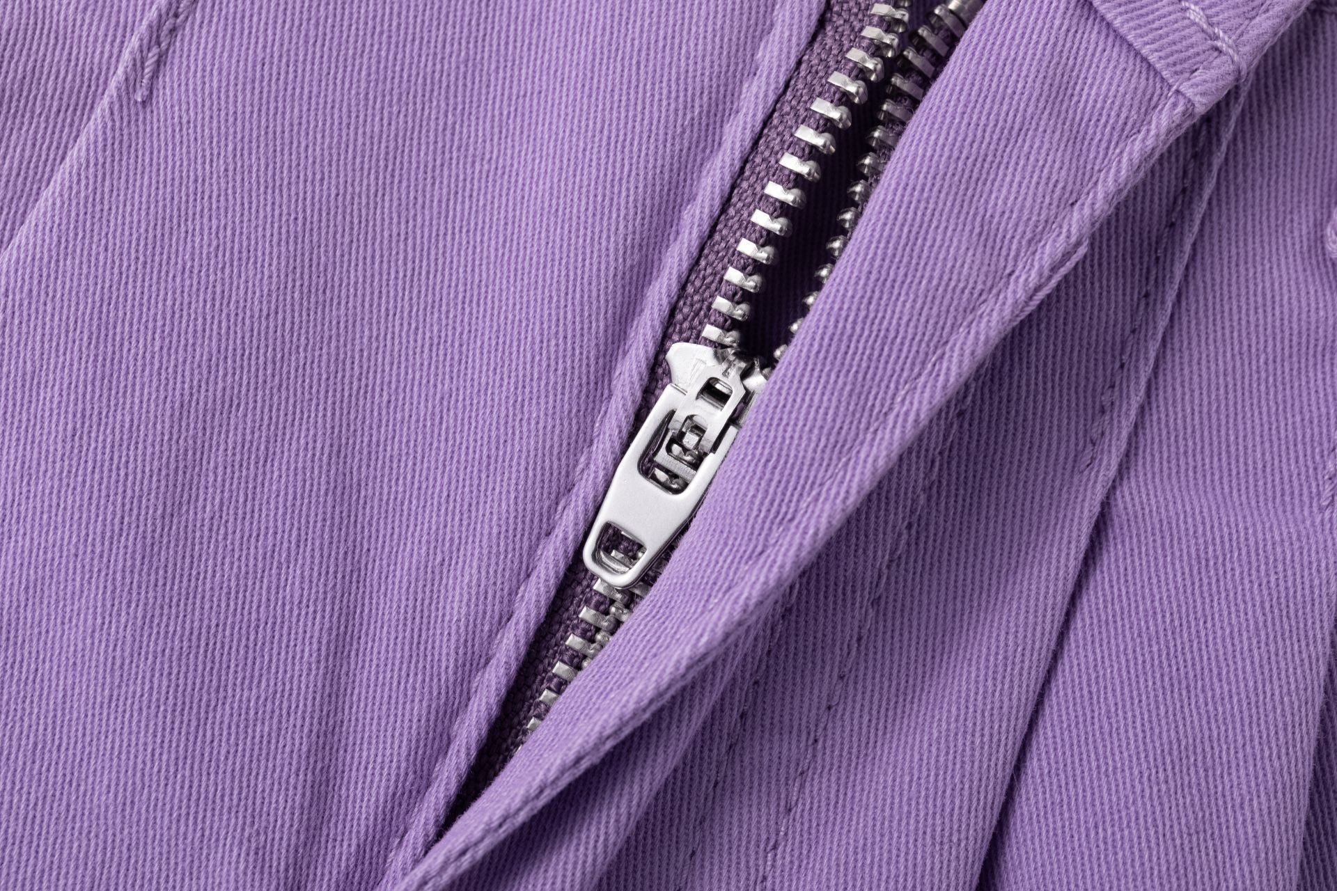Denim purple shorts