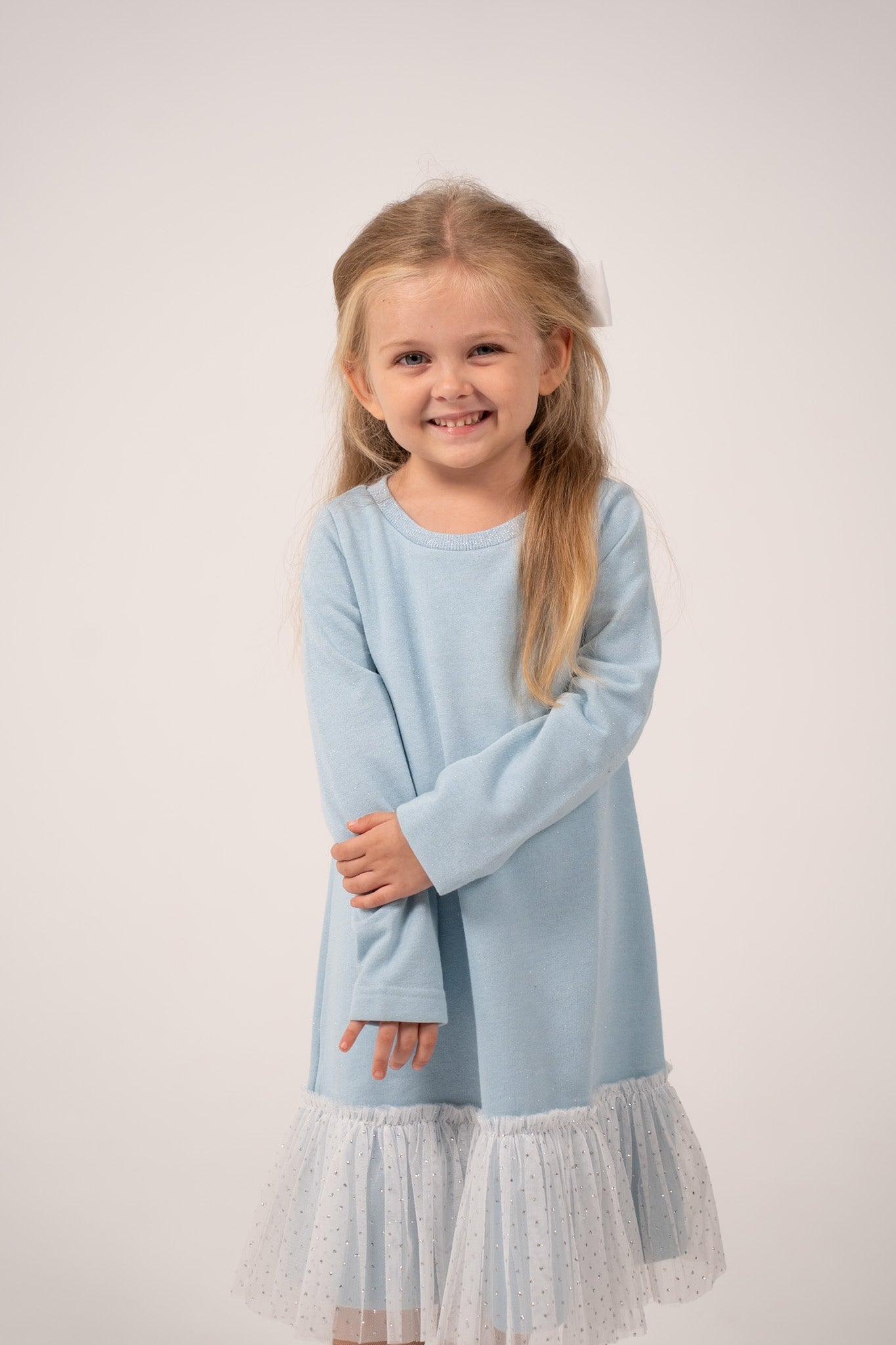 Cottoon long-sleeve dress