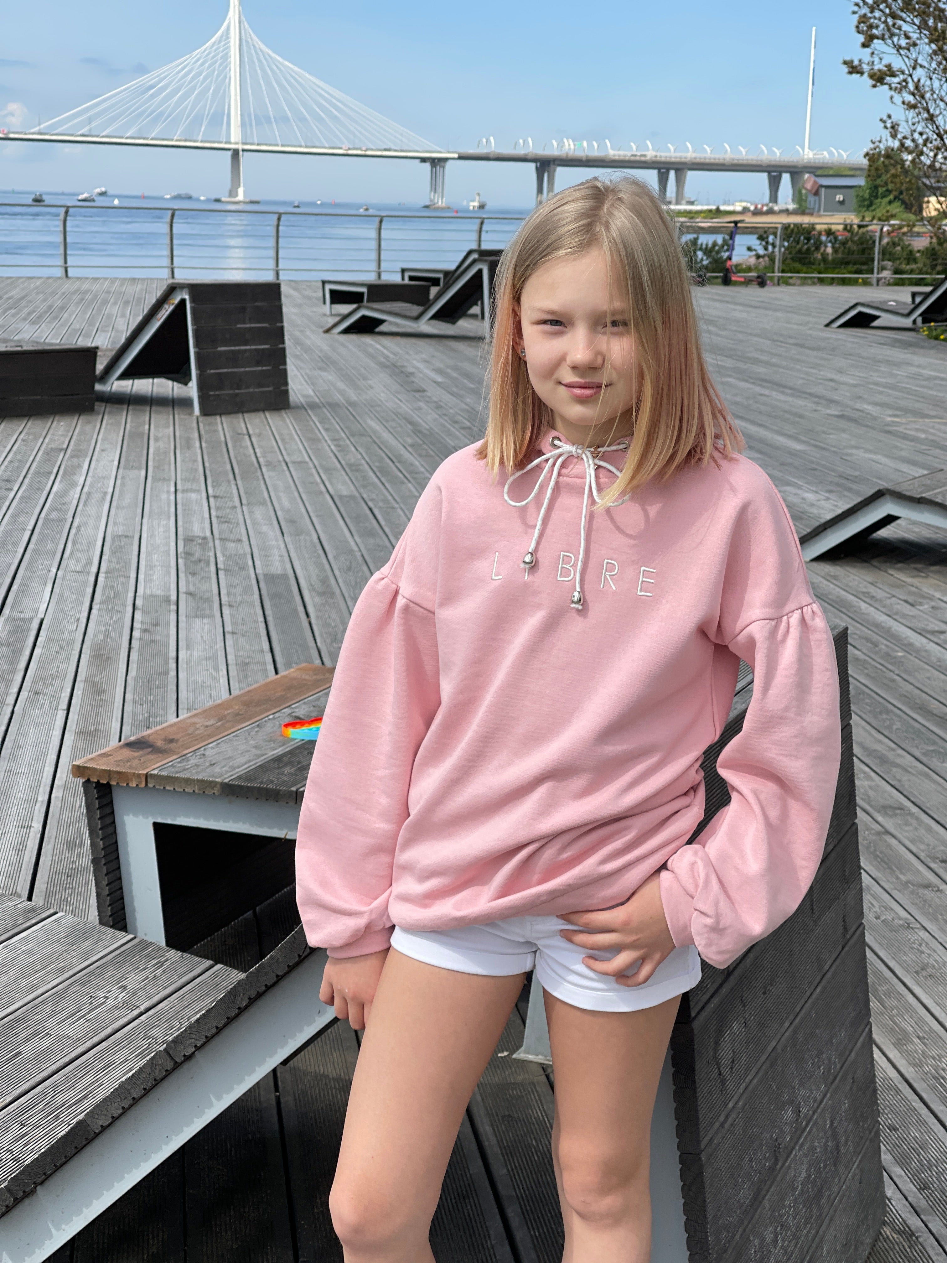 Hoodie with embroidery