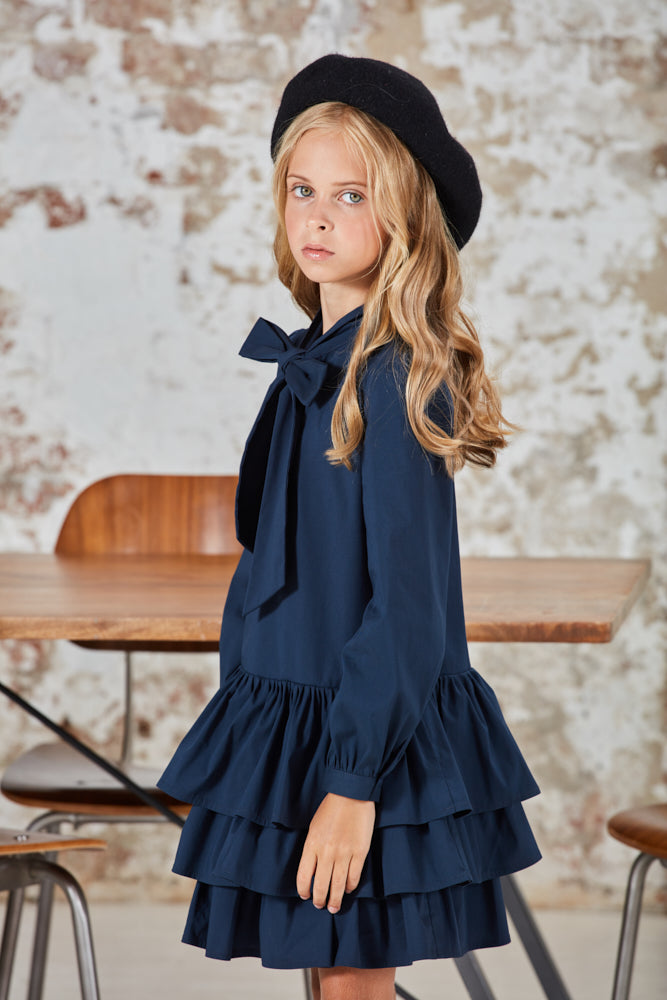 Cotton ruffled dress