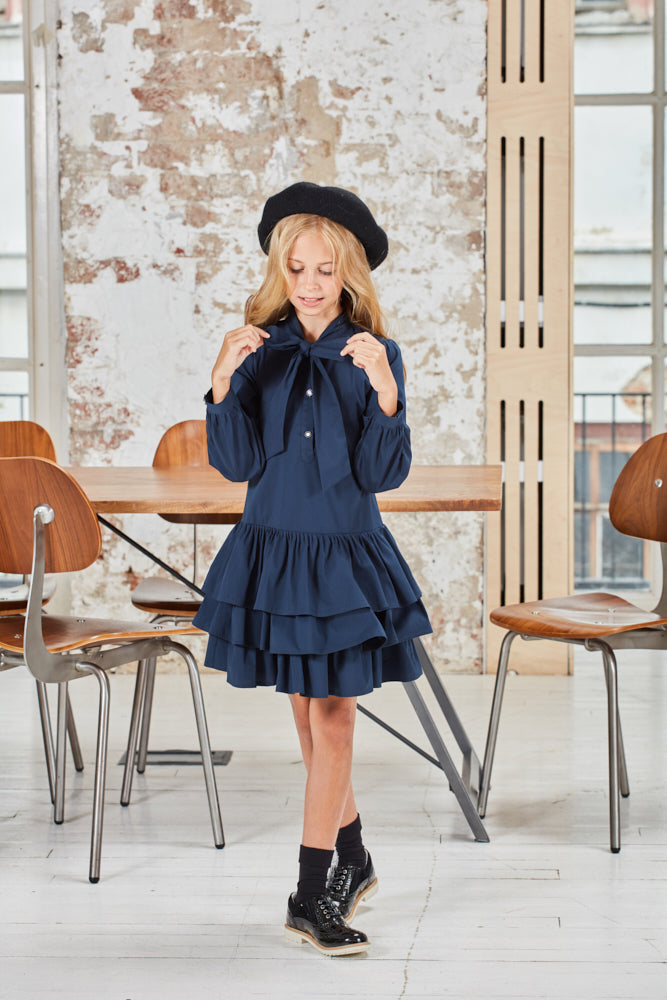 Cotton ruffled dress