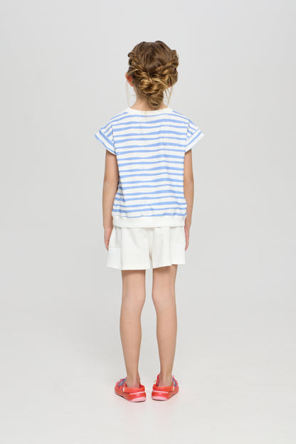 Short sleeve striped t-shirt