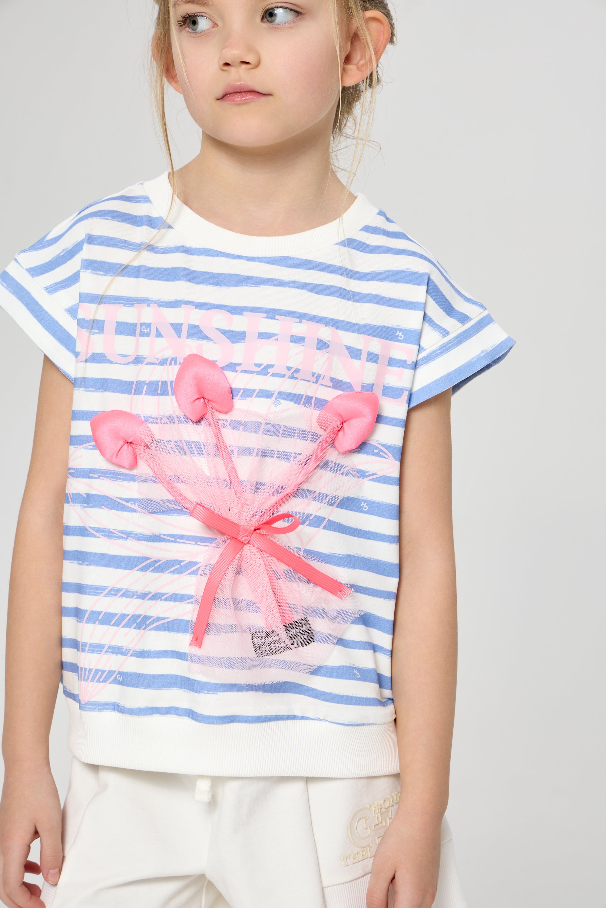 Short sleeve striped t-shirt