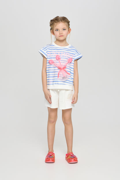 Short sleeve striped t-shirt