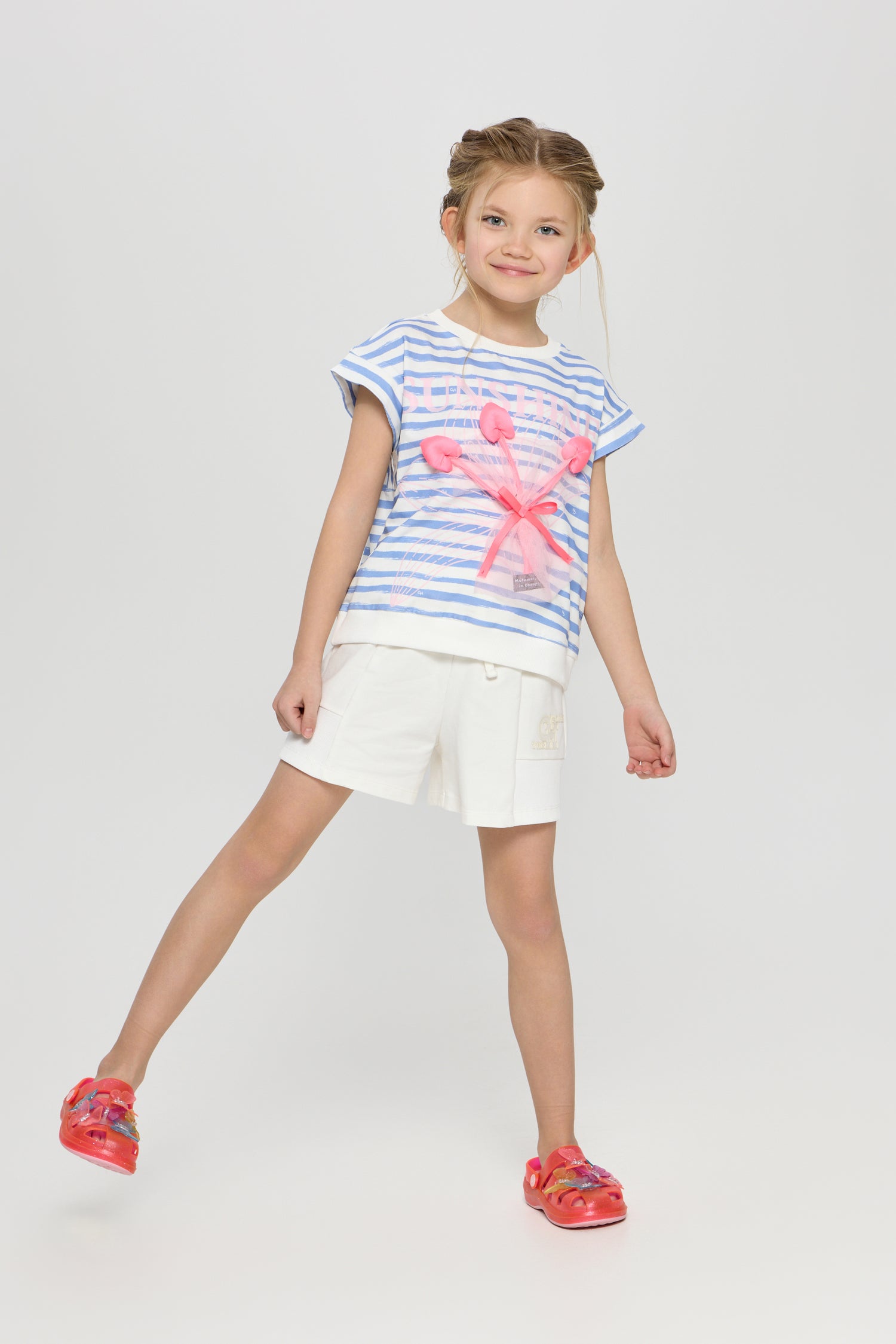 Short sleeve striped t-shirt