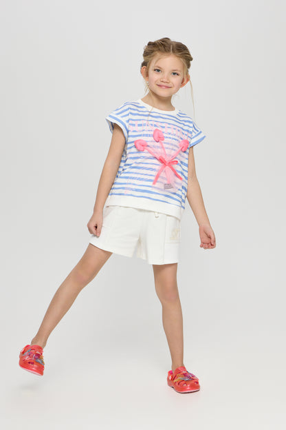 Short sleeve striped t-shirt