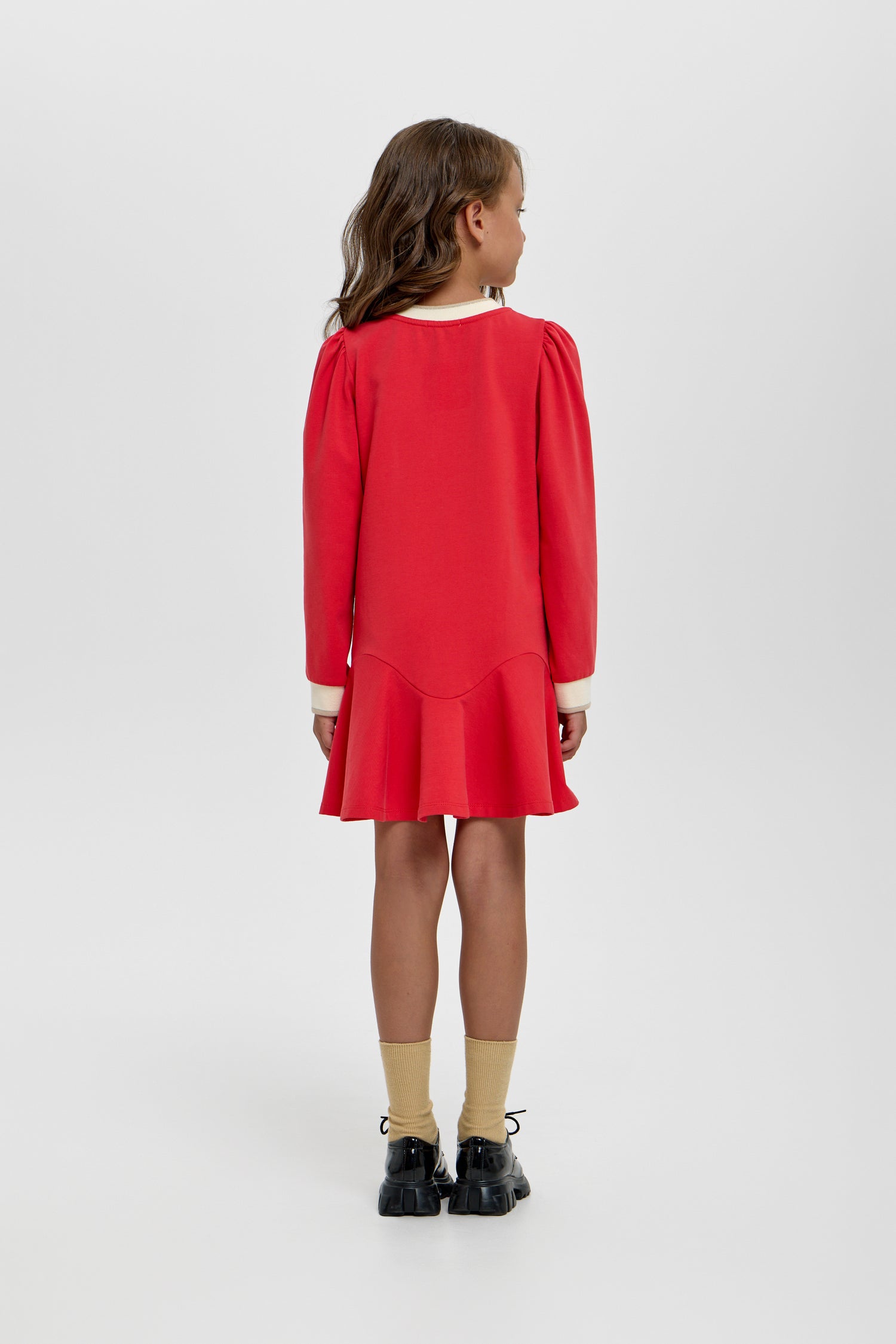 Jearsey red dress