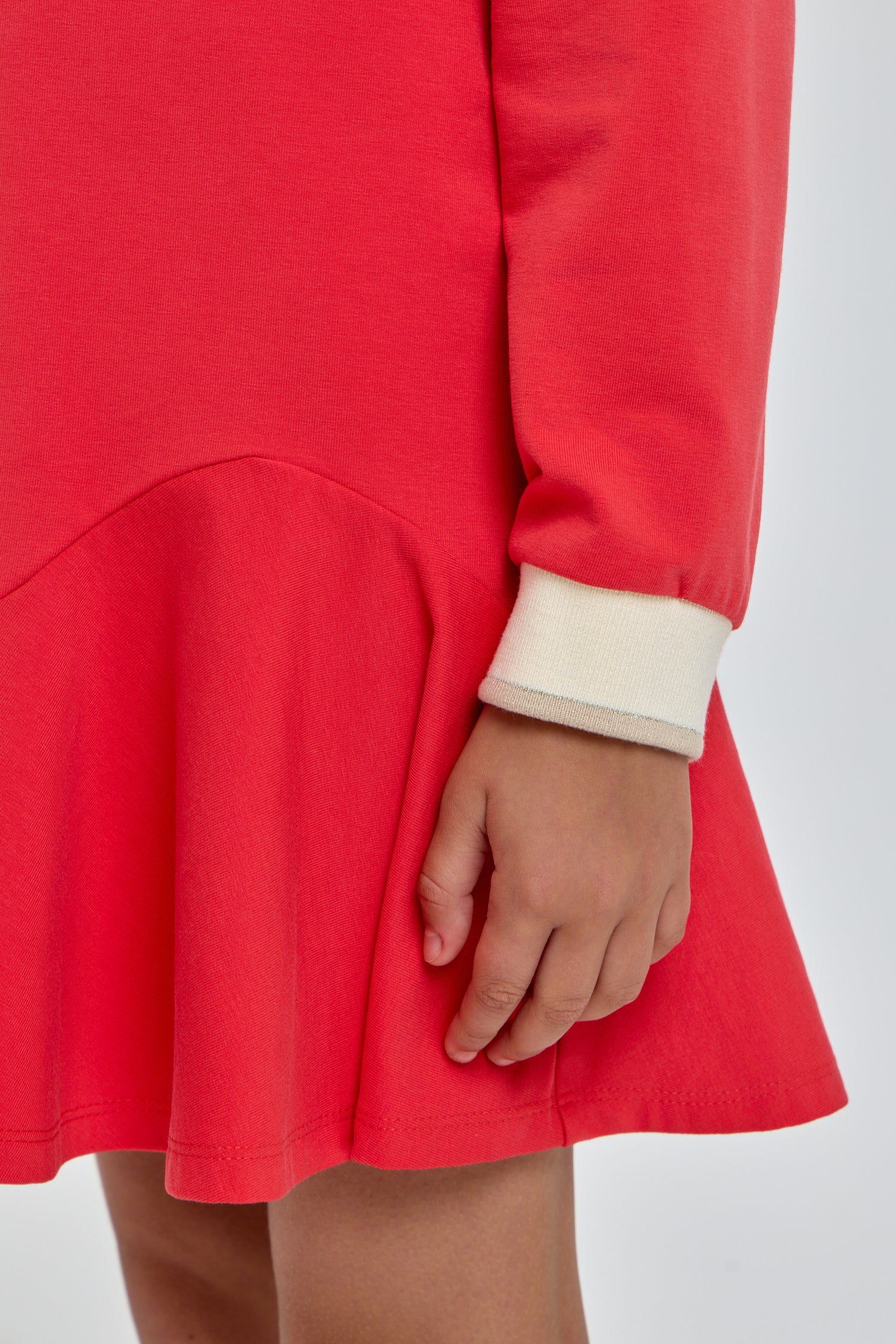 Jearsey red dress