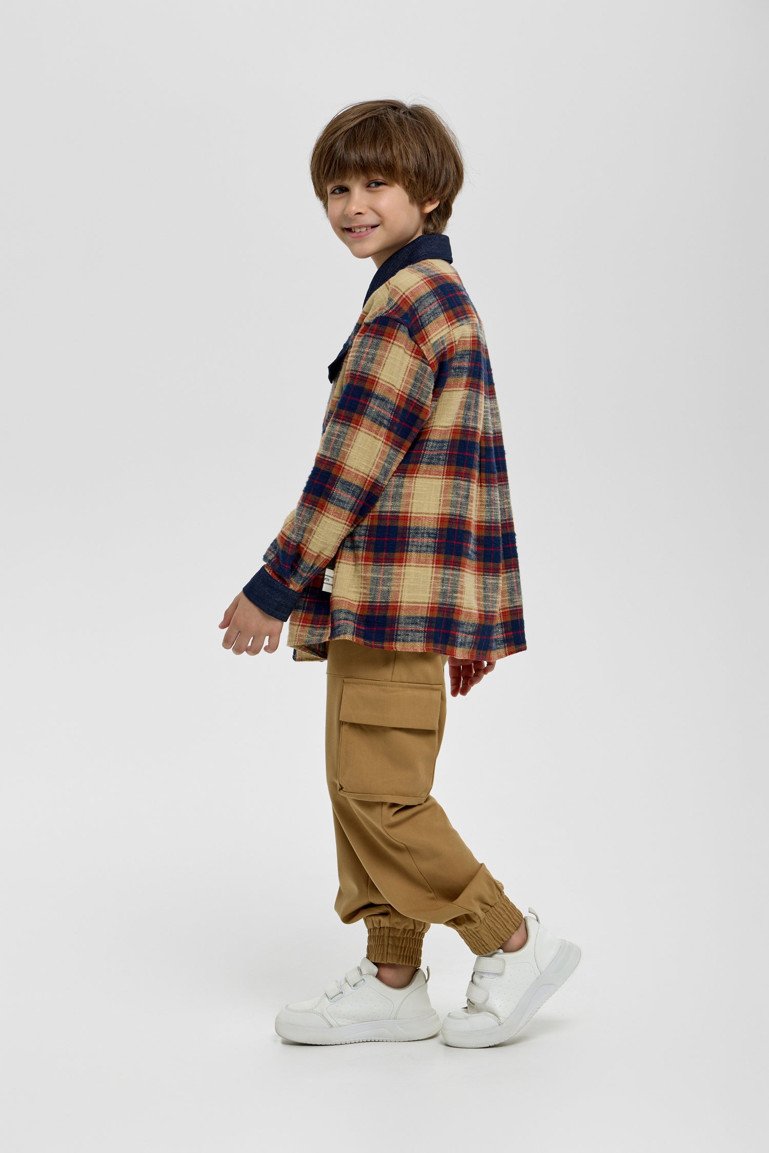 Casual Plaid Shirt for Boys