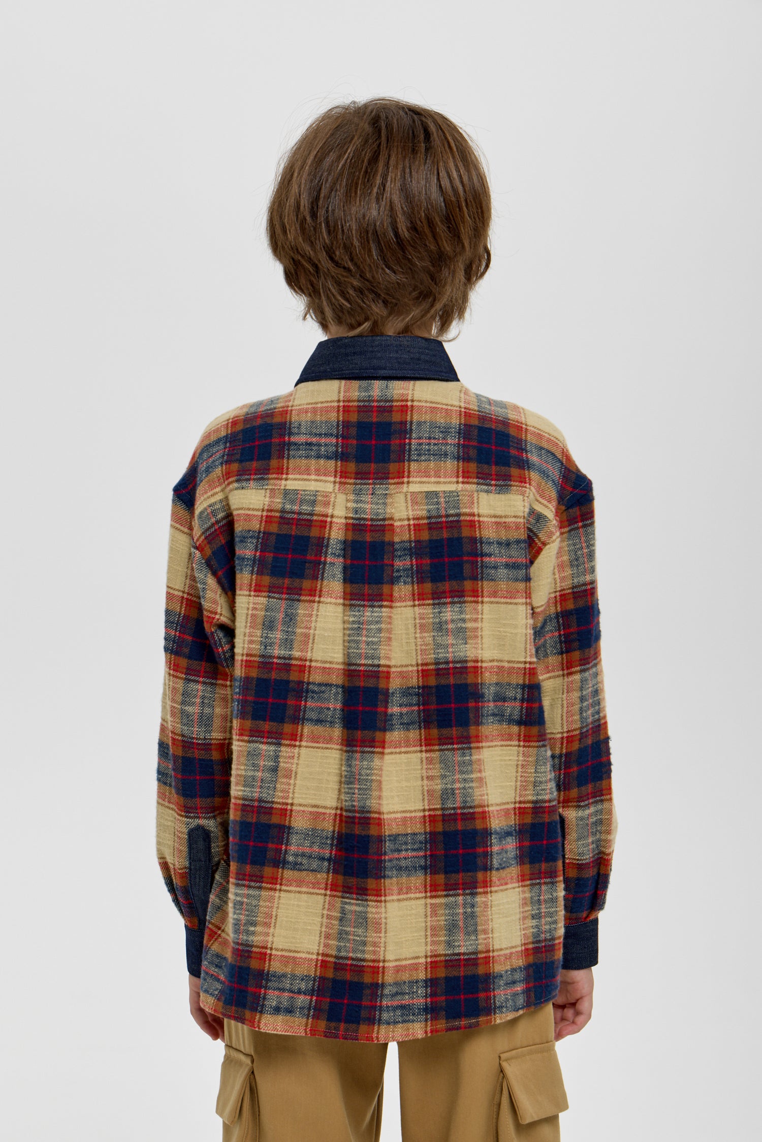 Casual Plaid Shirt for Boys