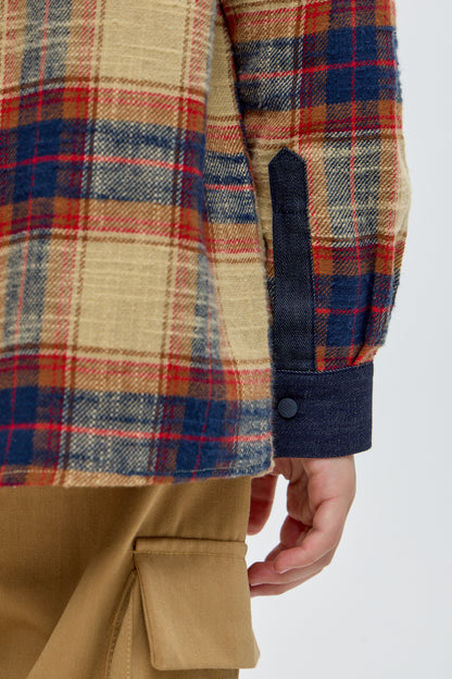 Casual Plaid Shirt for Boys