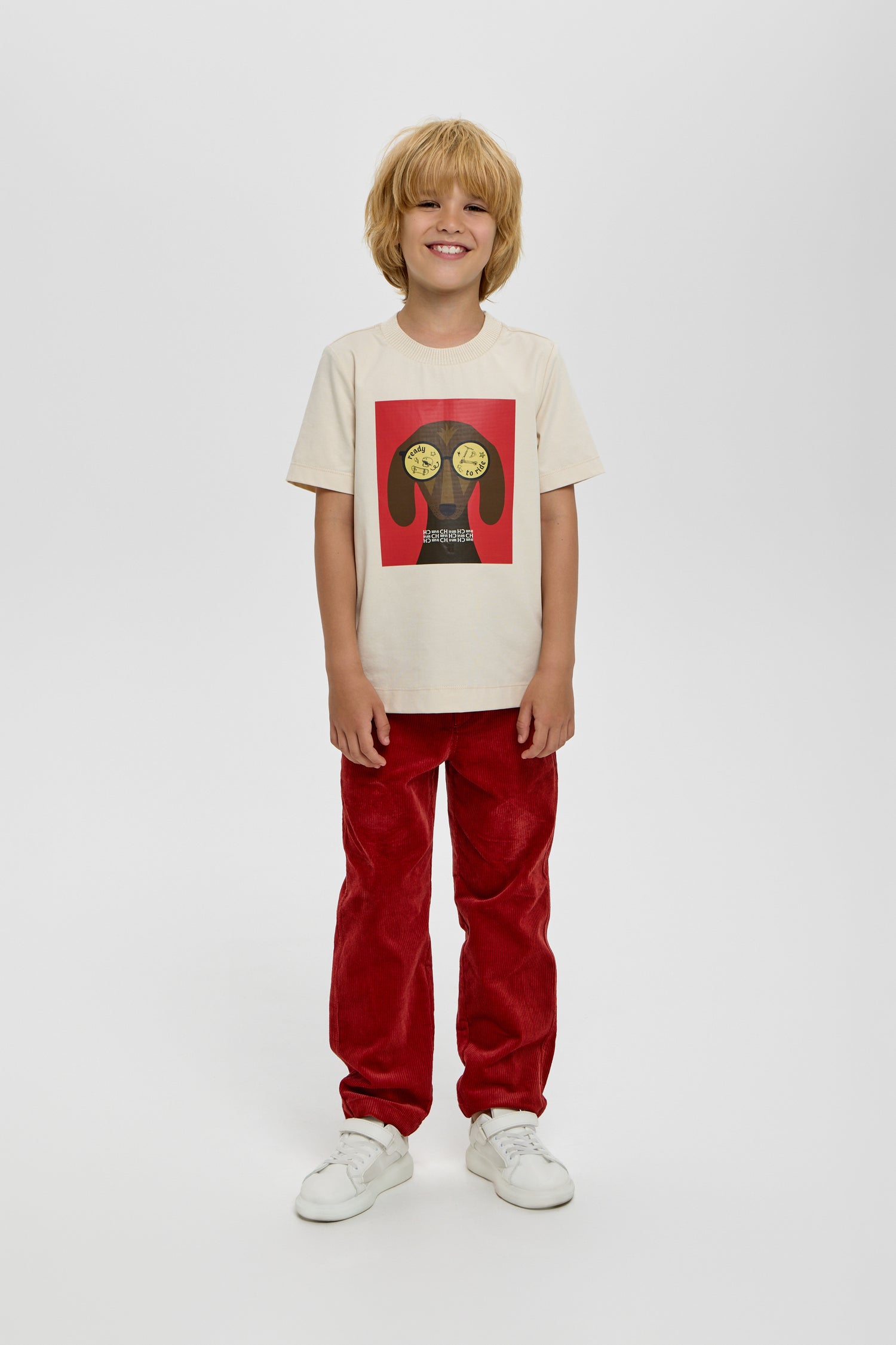 Boys’ T-shirt with the dog print
