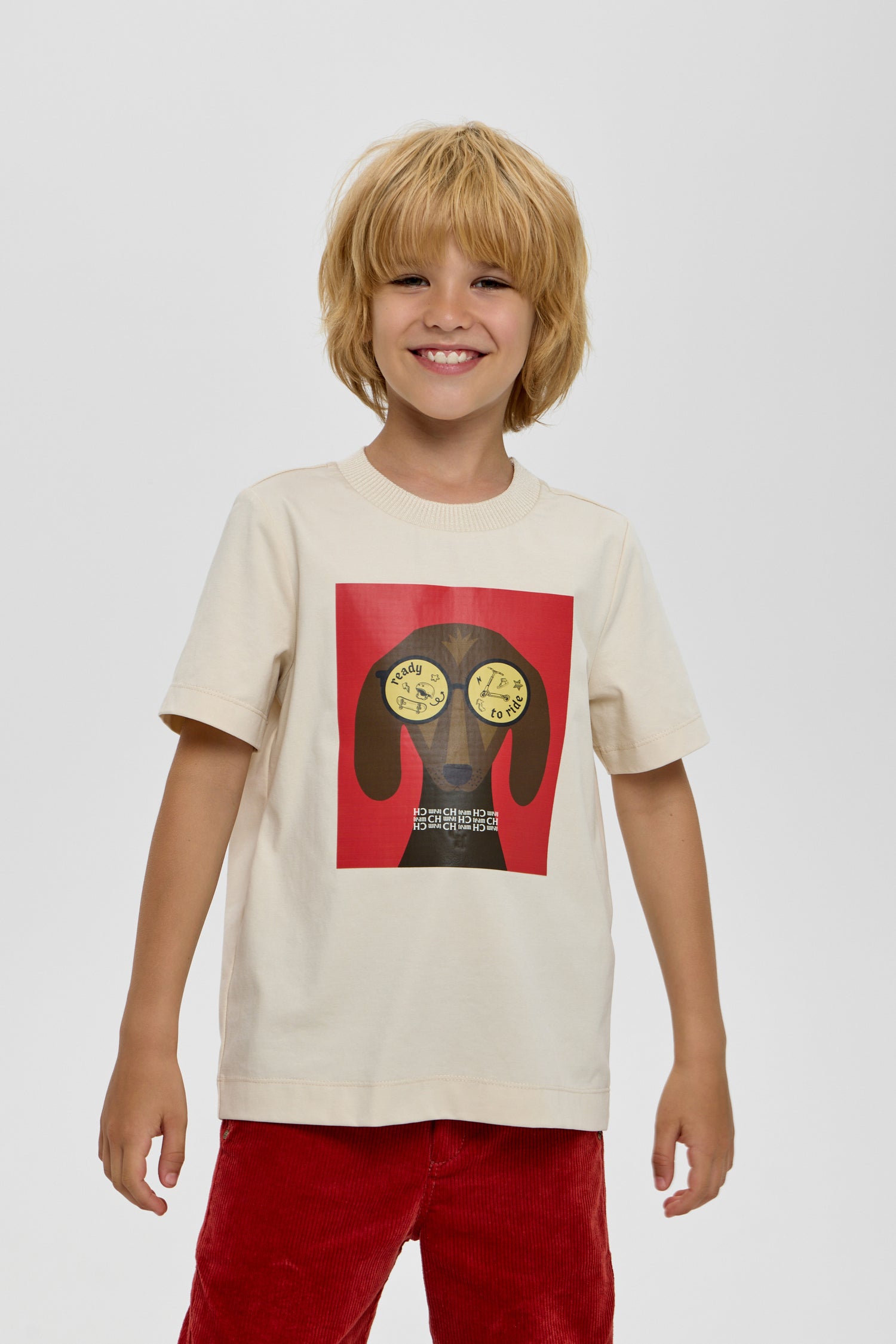 Boys’ T-shirt with the dog print