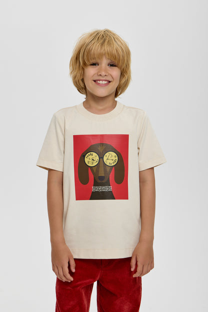 Boys’ T-shirt with the dog print