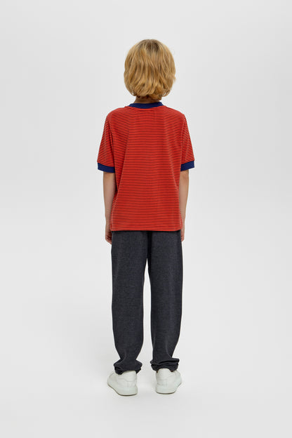 Orange boys’ T-shirt