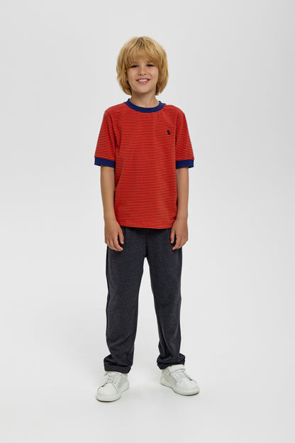 Orange boys’ T-shirt
