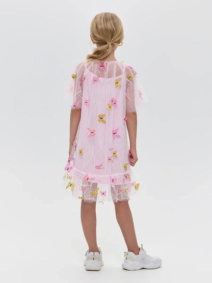 Dress with butterflies