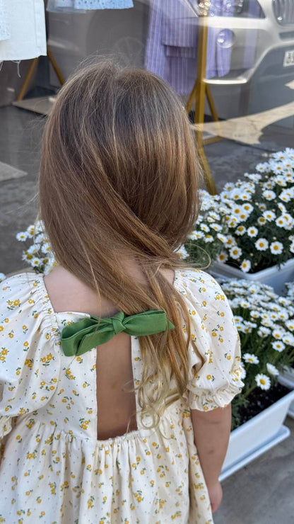 Cotton dress with flowers