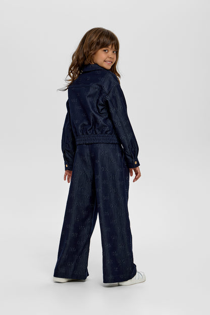 Wide Jeans with letters