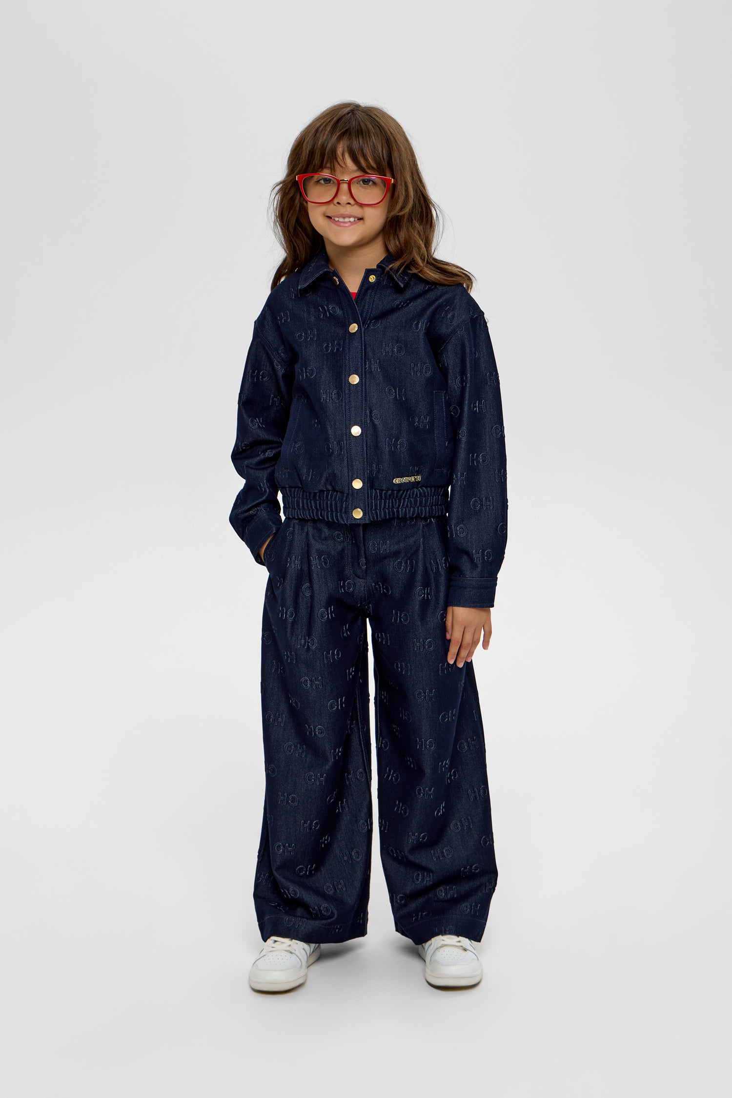 Wide Jeans with letters