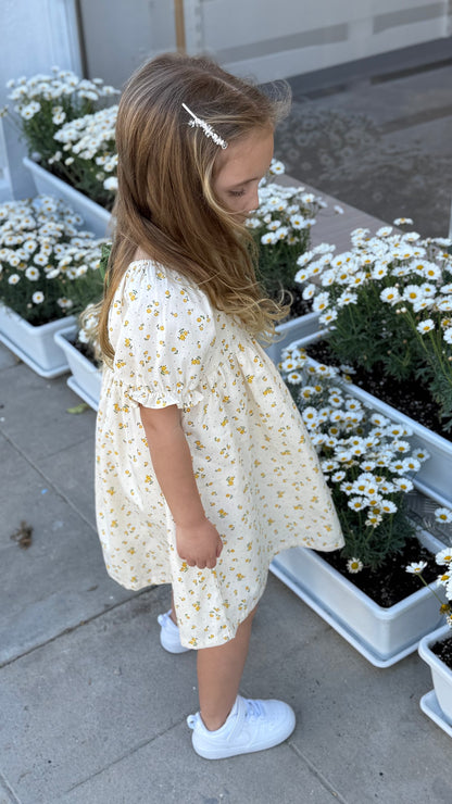Cotton dress with flowers