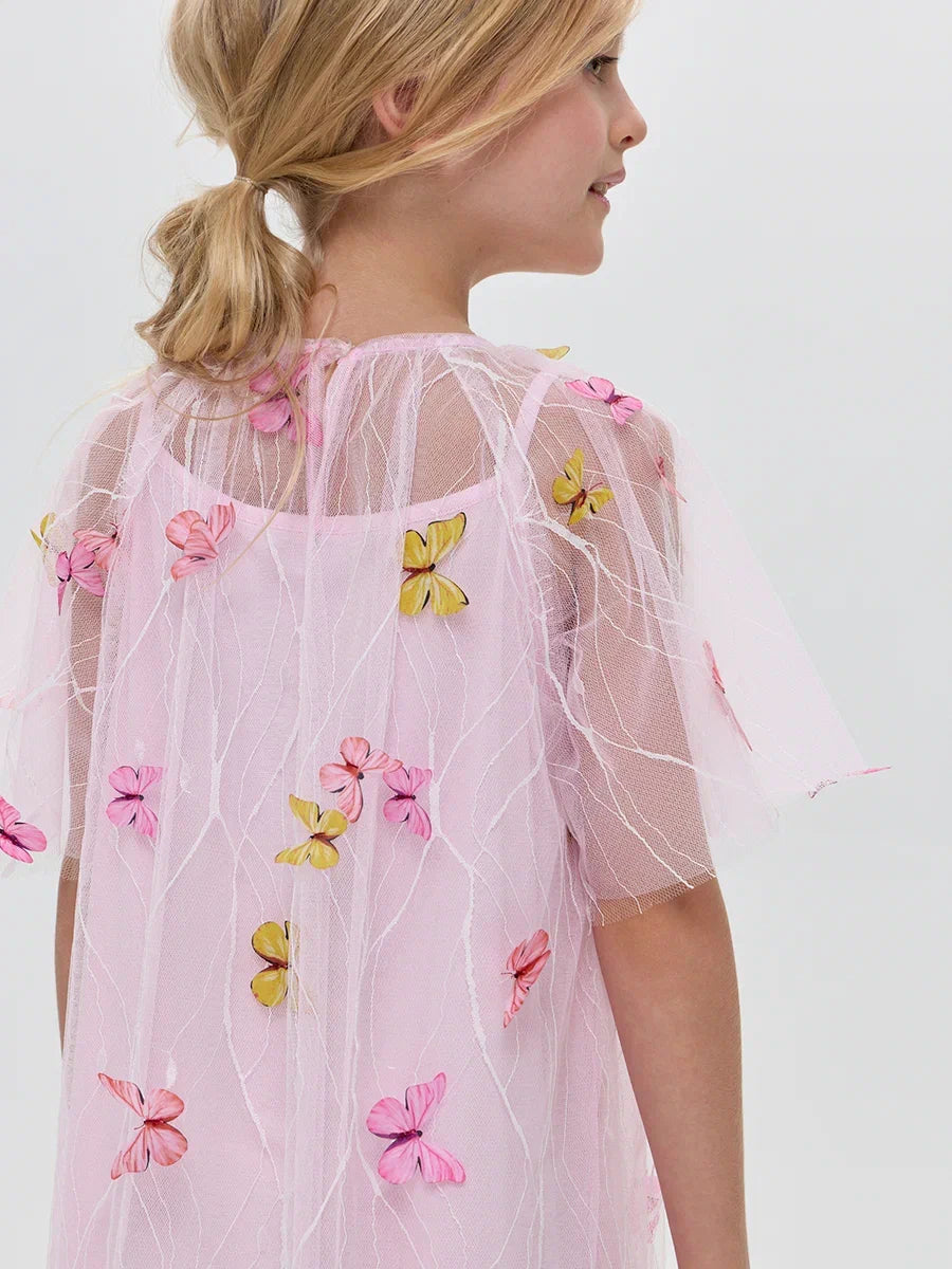 Dress with butterflies